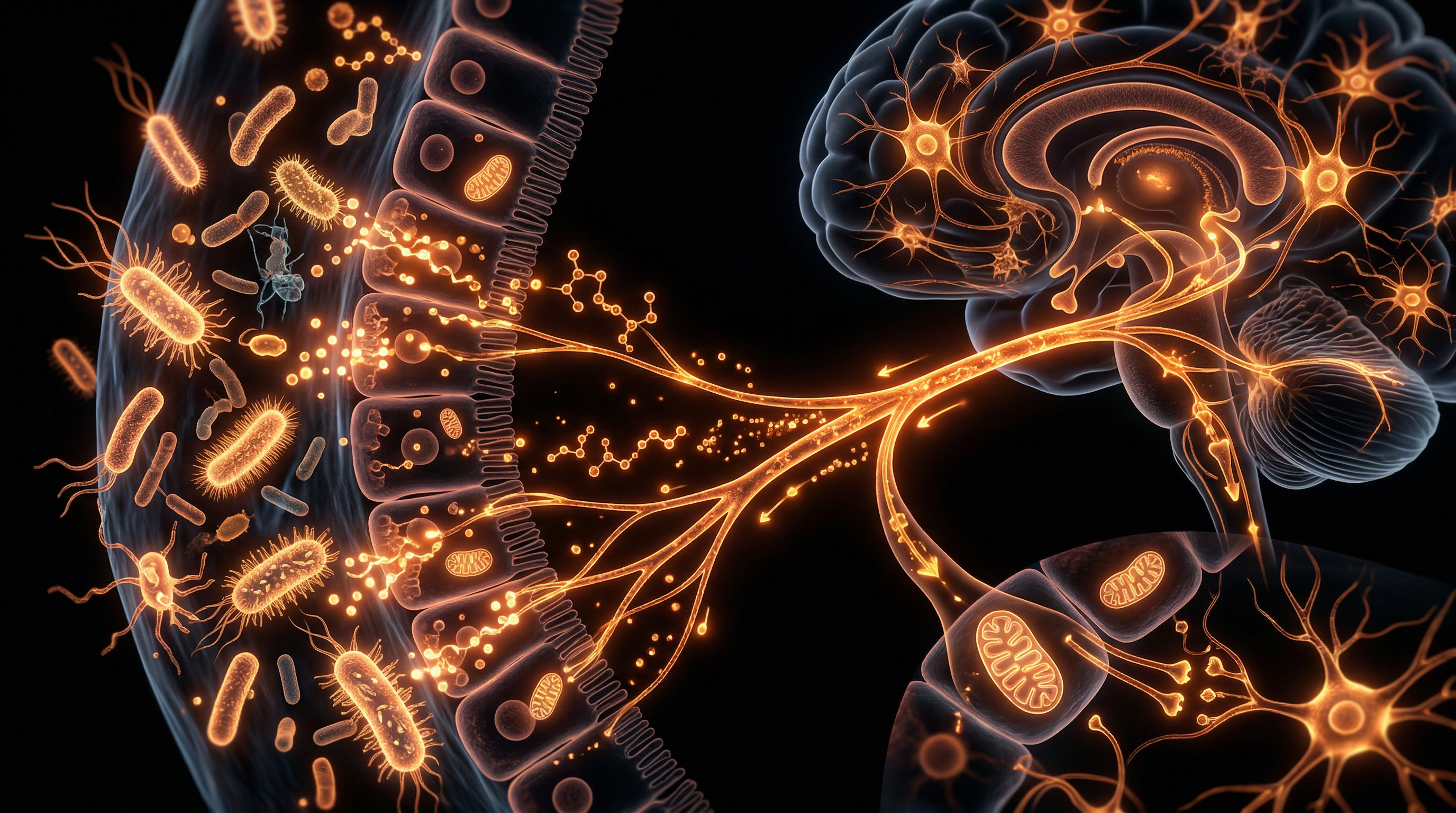 Scientific illustration for The Gut-Brain Axis: The Bidirectional Intelligence Your Doctor Ignores