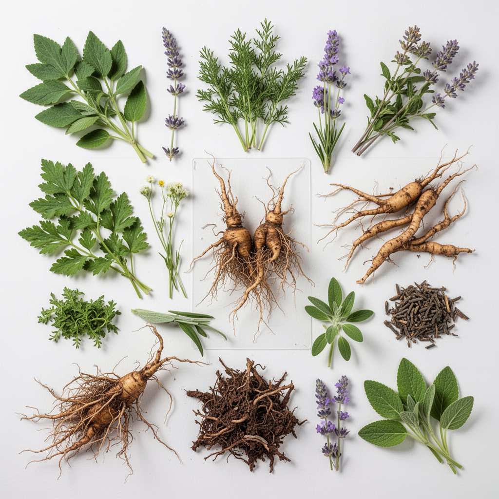 Scientific illustration for Ashwagandha (Withania somnifera): Adaptogen, Cortisol Regulator and Neuroprotector