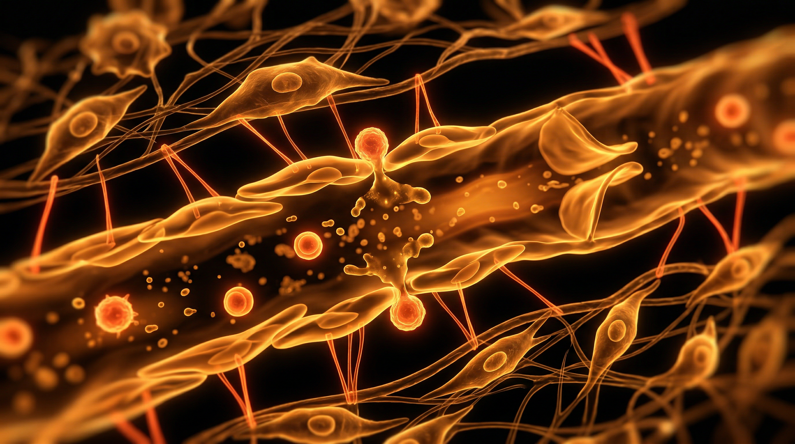 Scientific illustration for Lymphatic Drainage Mechanisms