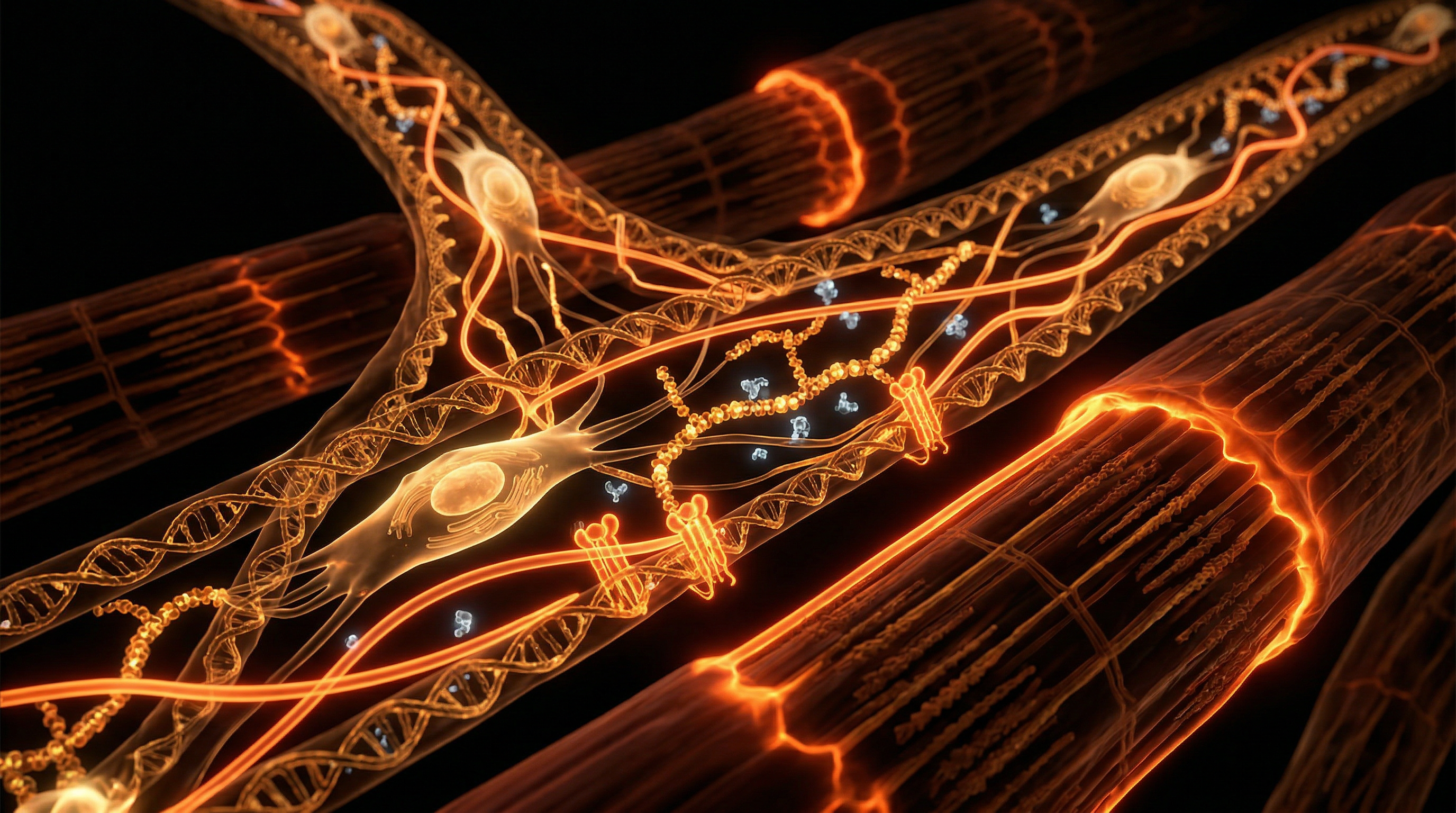 Scientific illustration for Myofascial Meridians Exposed