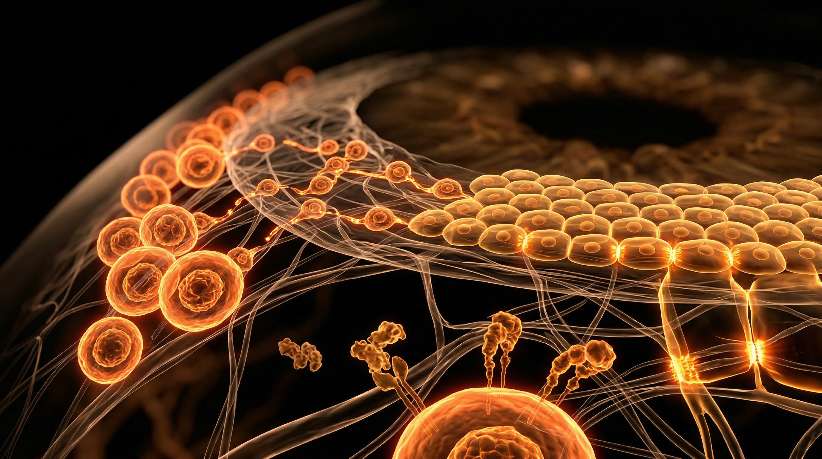 Scientific illustration for Corneal Bio-Engineering: Restoring Sight via Limbal Stem Cells