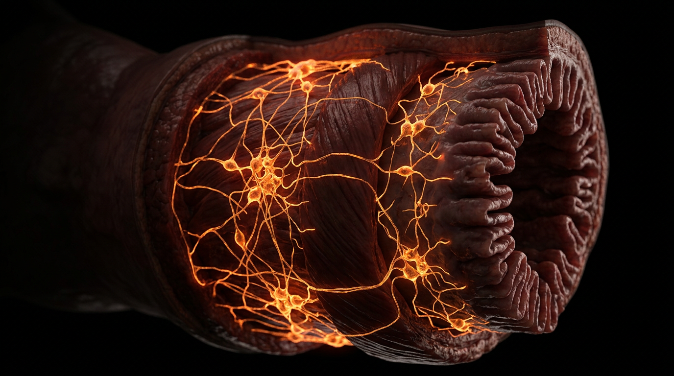Scientific illustration for The Enteric Nervous System: Investigating the Autonomy of the Second Brain