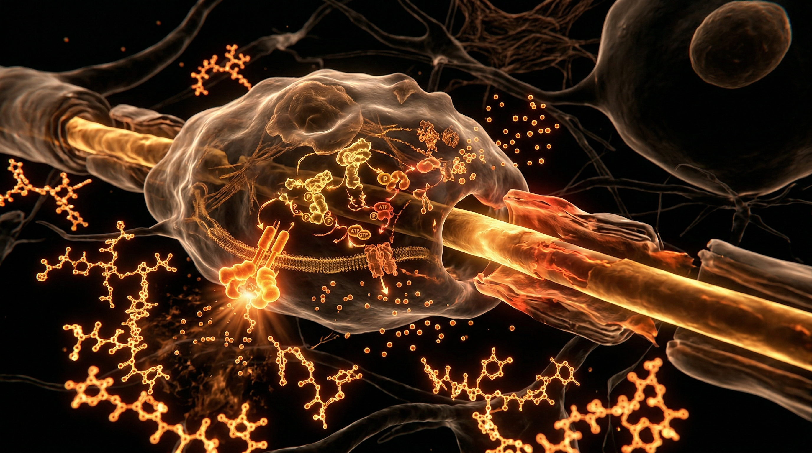 Scientific illustration for ARA-290: Targeted Treatment for Peripheral Nerve Inflammation