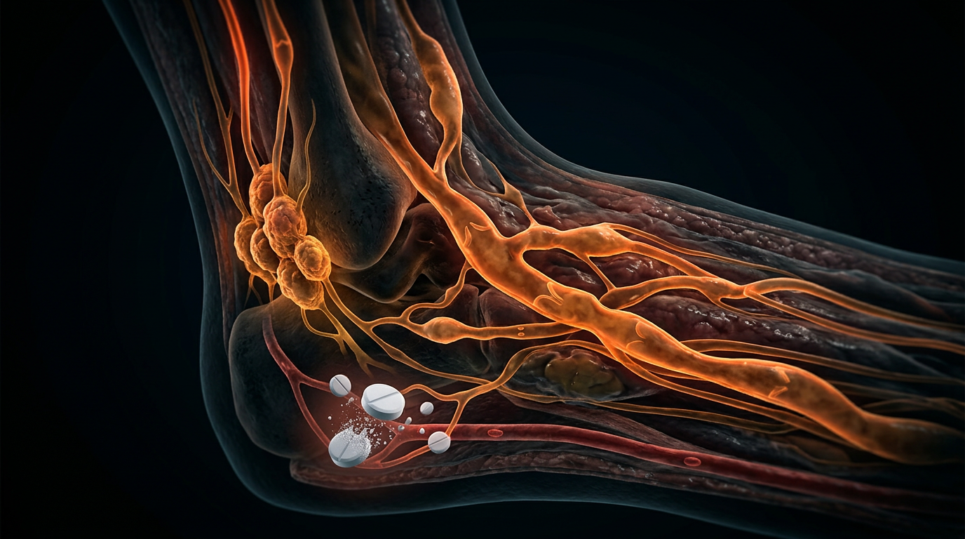 Scientific illustration for The Diuretic Debate: Why Pills Won't Solve a Lymphatic Problem