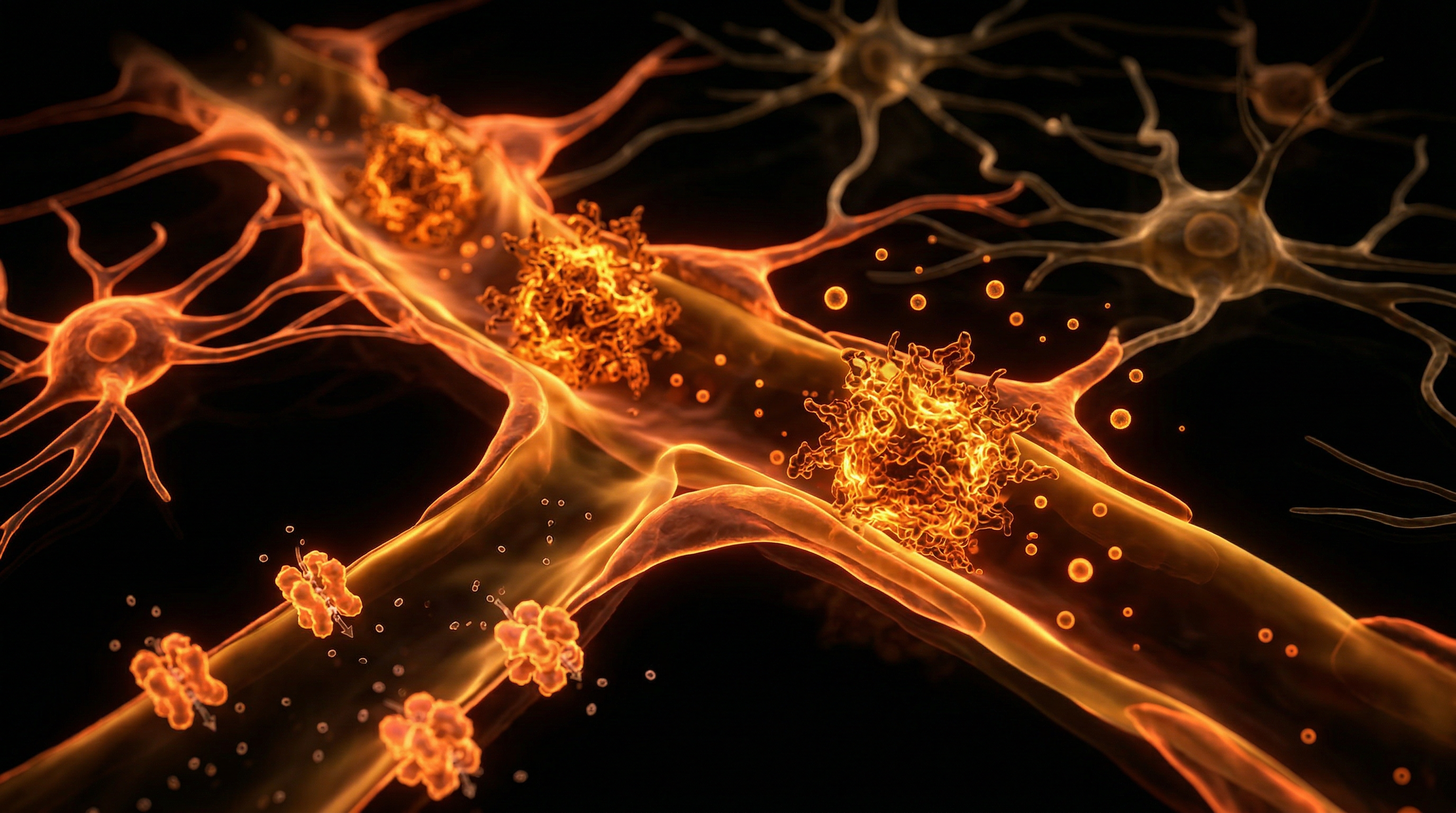 Scientific illustration for Sleep Deprivation and the UK's Glymphatic Crisis