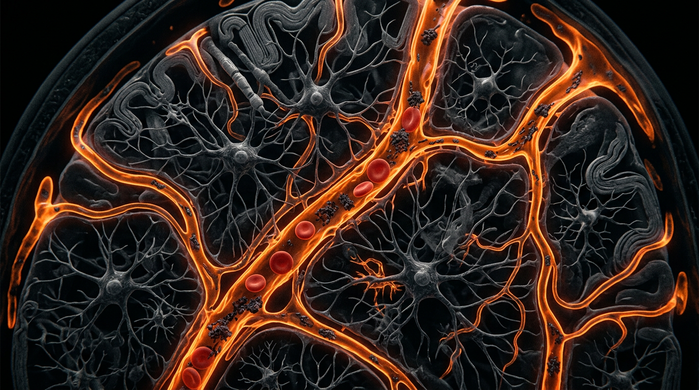 Scientific illustration for The Glymphatic Protocol: How Deep Sleep Clears Neurological Waste