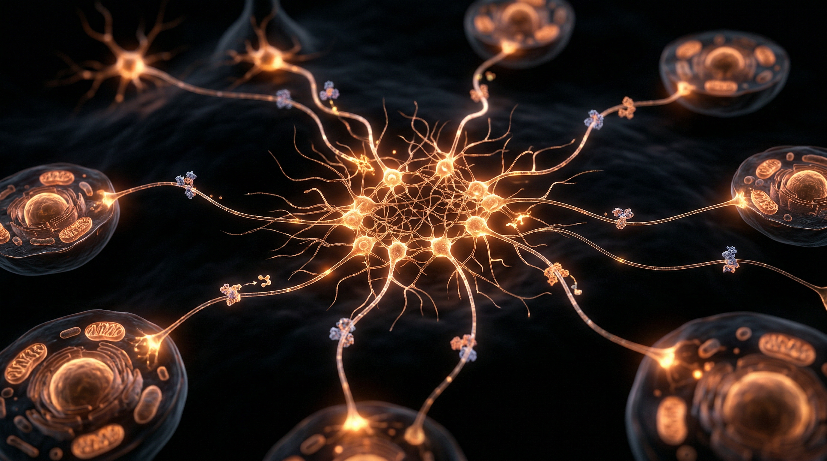 Scientific illustration for The Suprachiasmatic Nucleus: How Your Internal Clock Governs Cellular Repair