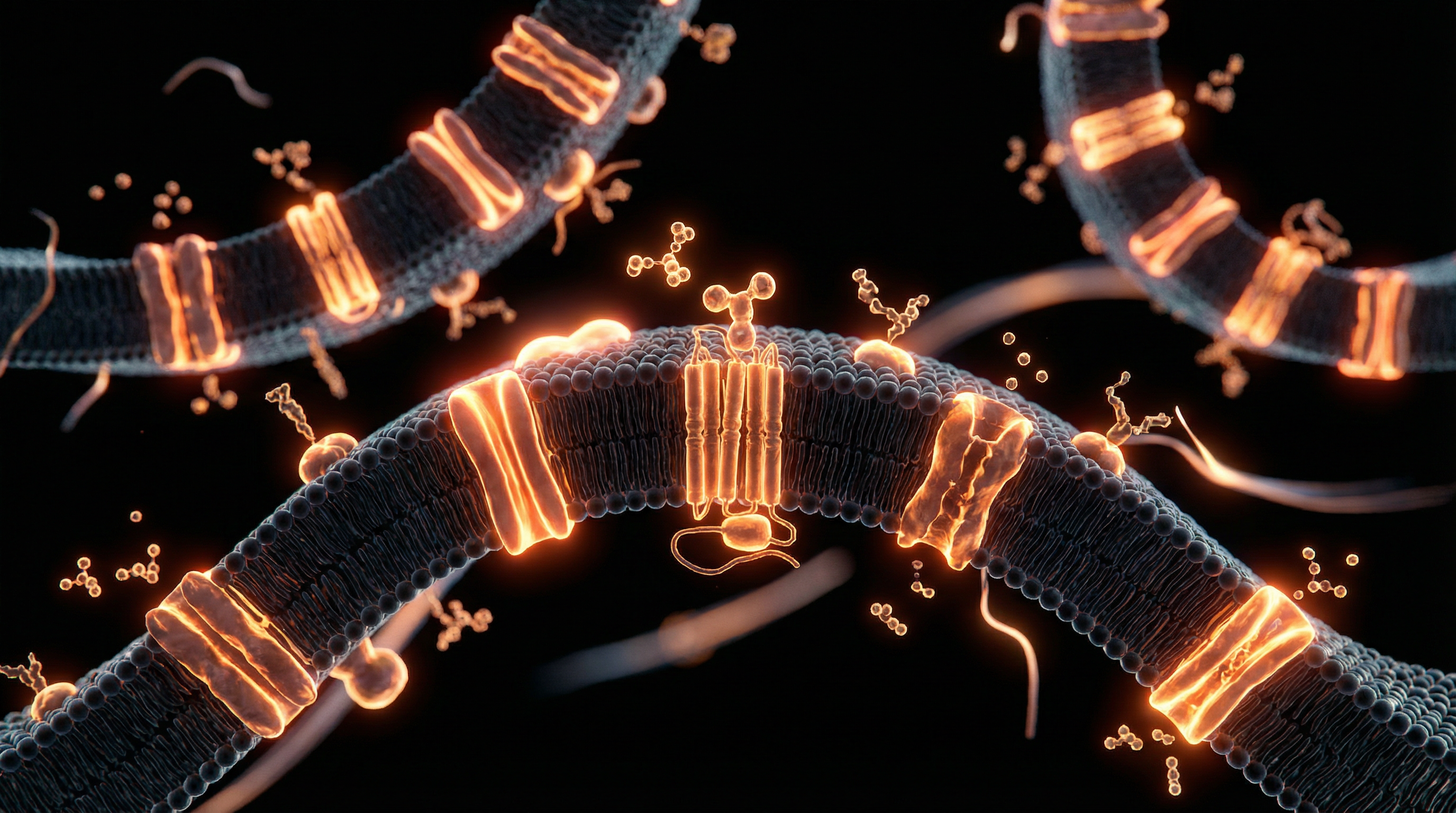 Scientific illustration for Cell Membrane Function