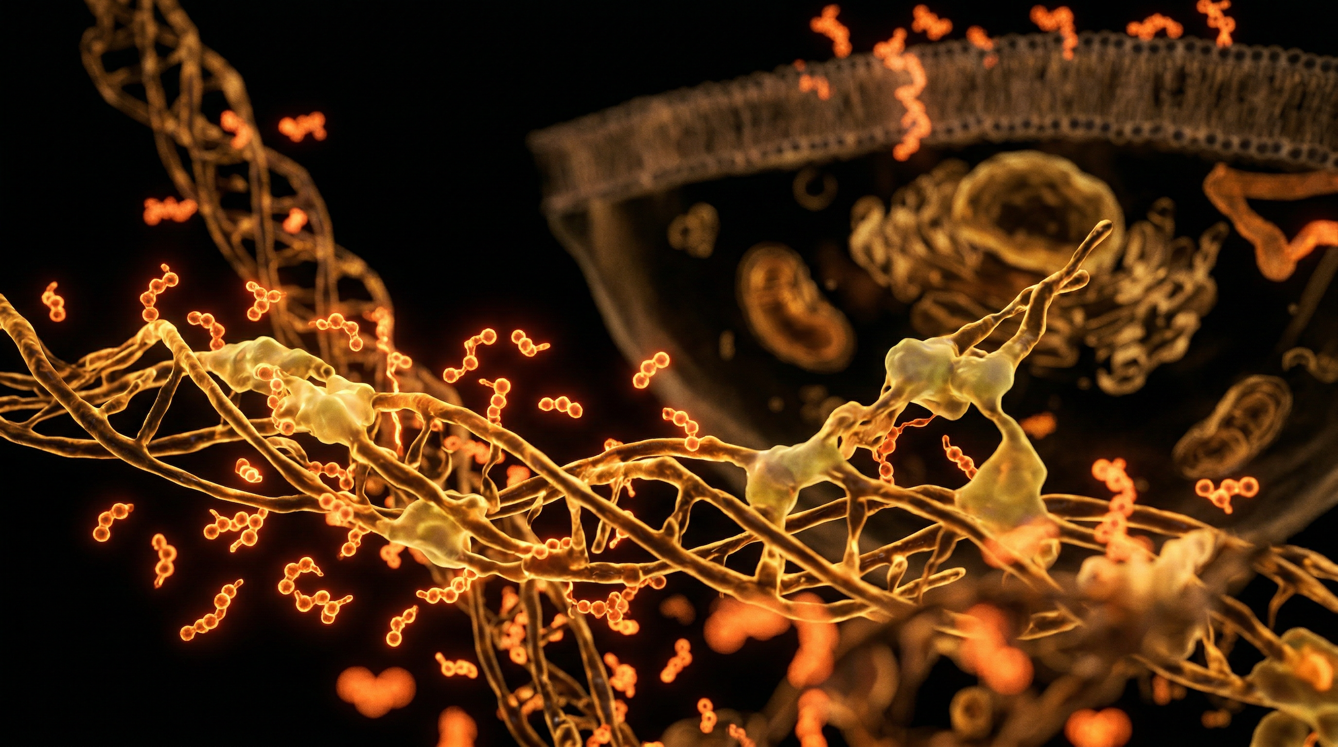 Scientific illustration for Glycation: The Hidden Mechanism of Accelerated Aging