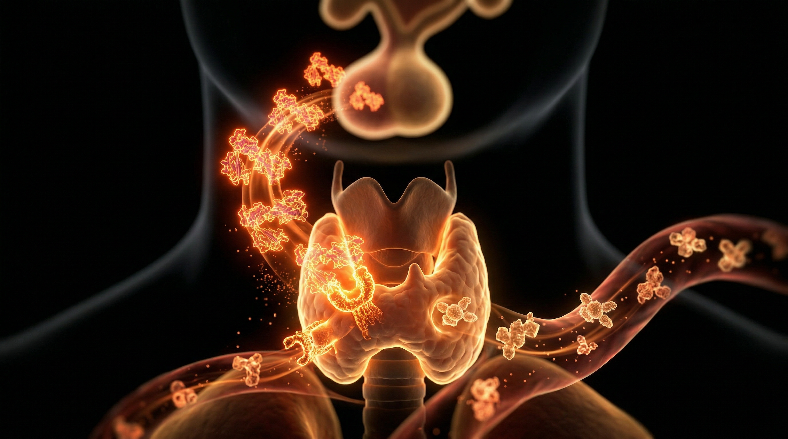 Scientific illustration for The Hidden Epidemic of Subclinical Hypothyroidism and Why UK Labs Miss It