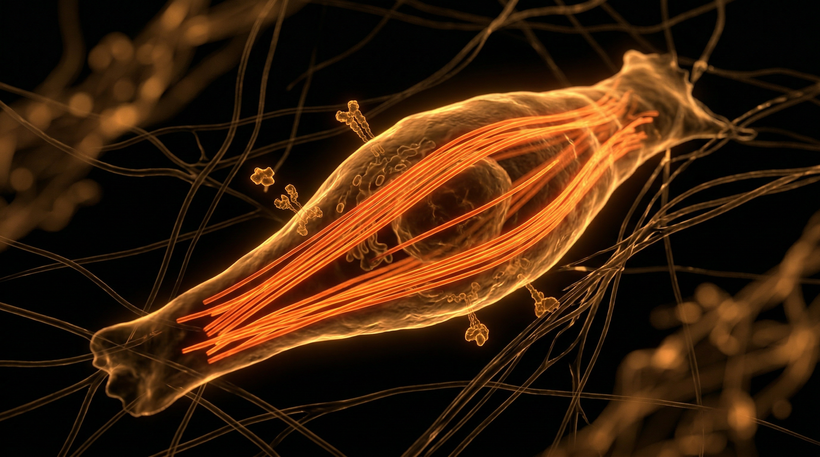 Scientific illustration for The Myofibroblast Transformation