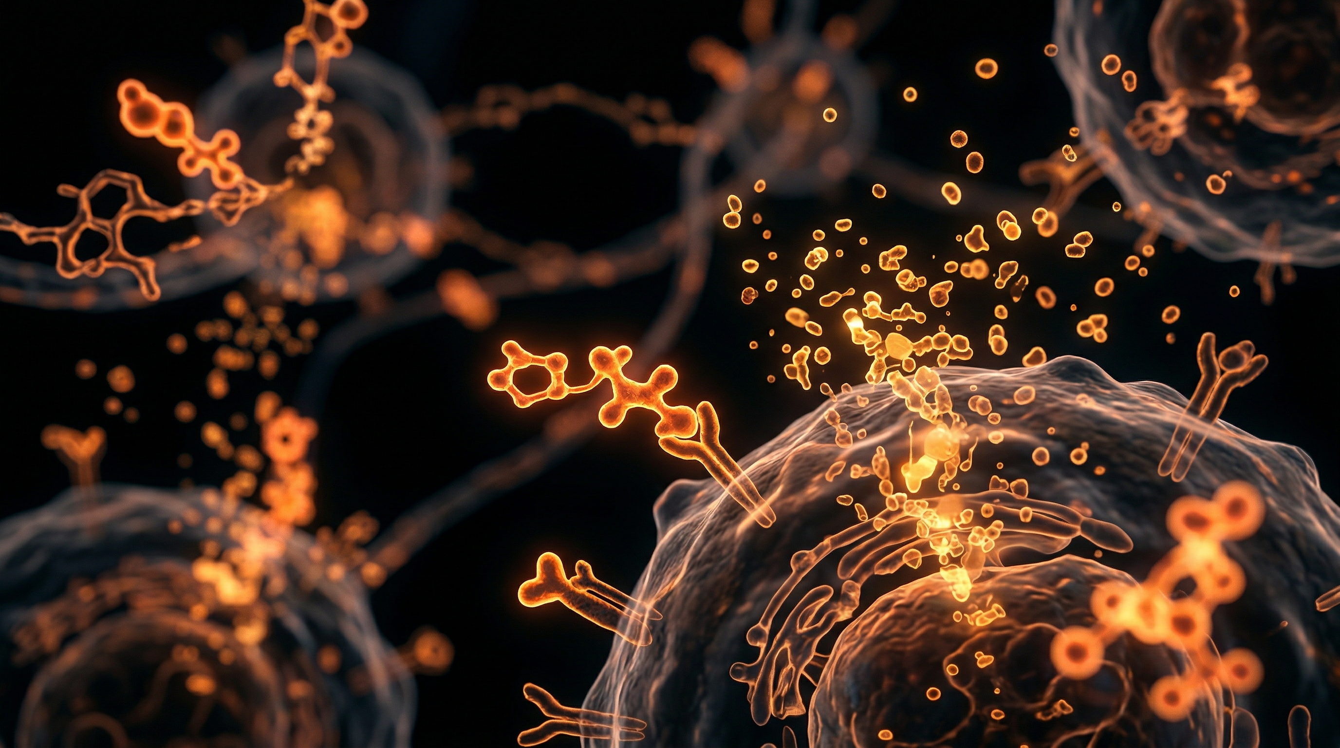 Scientific illustration for Endocrine Disruptors and Immune Dysregulation: The Hidden Environmental Toll