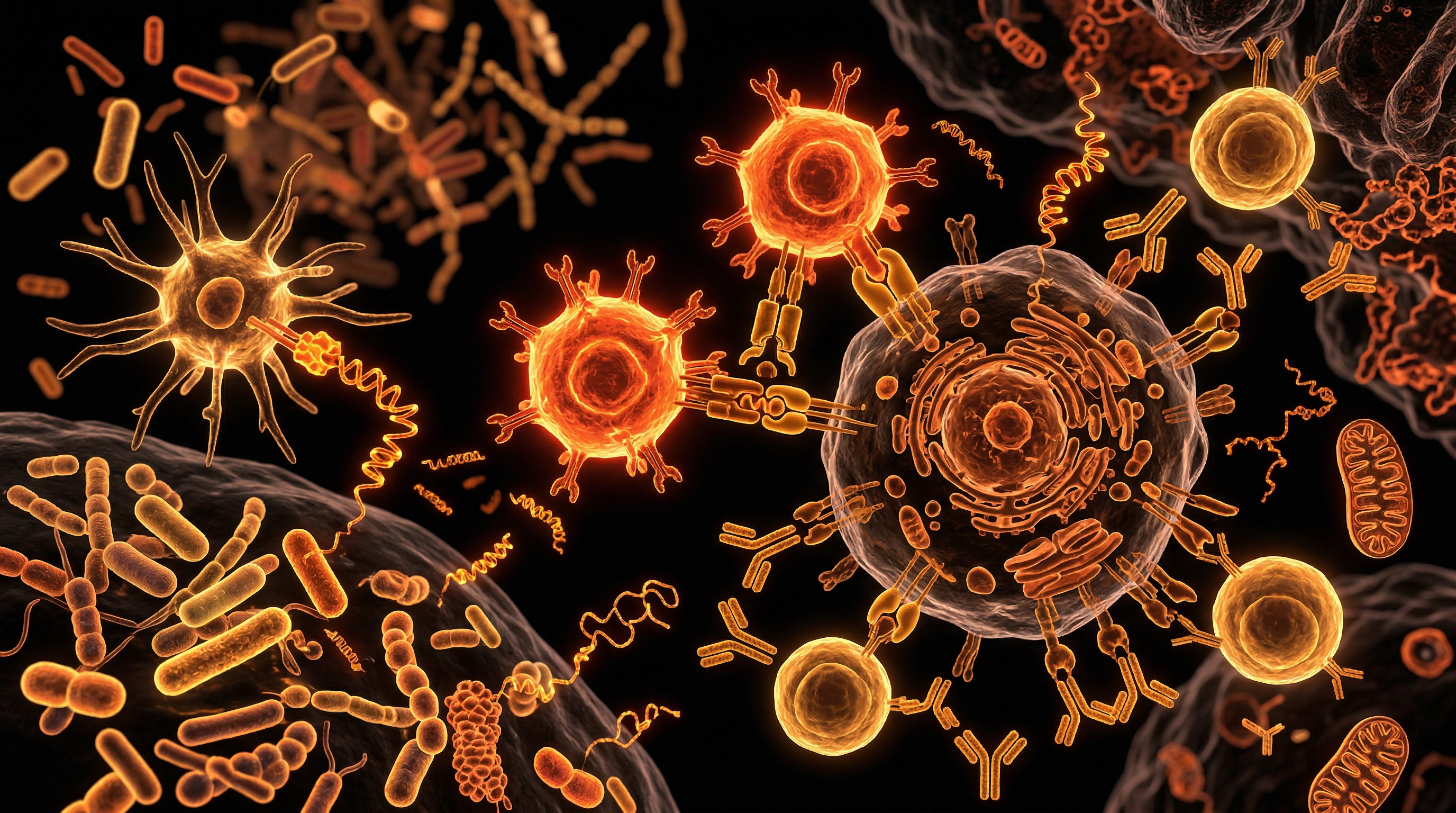 Scientific illustration for Autoimmunity and Molecular Mimicry: The Microbiome Fix