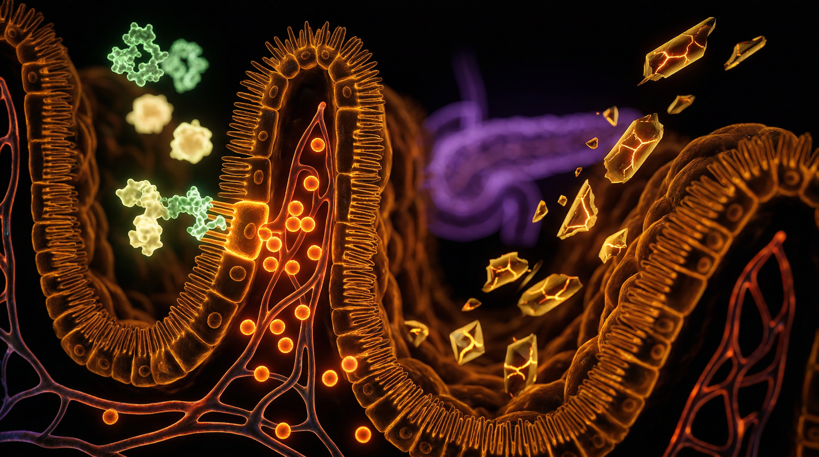 Scientific illustration for The Incretin Effect: How Ultra-Processed Foods Bypass Your Gut’s Natural Insulin Signals