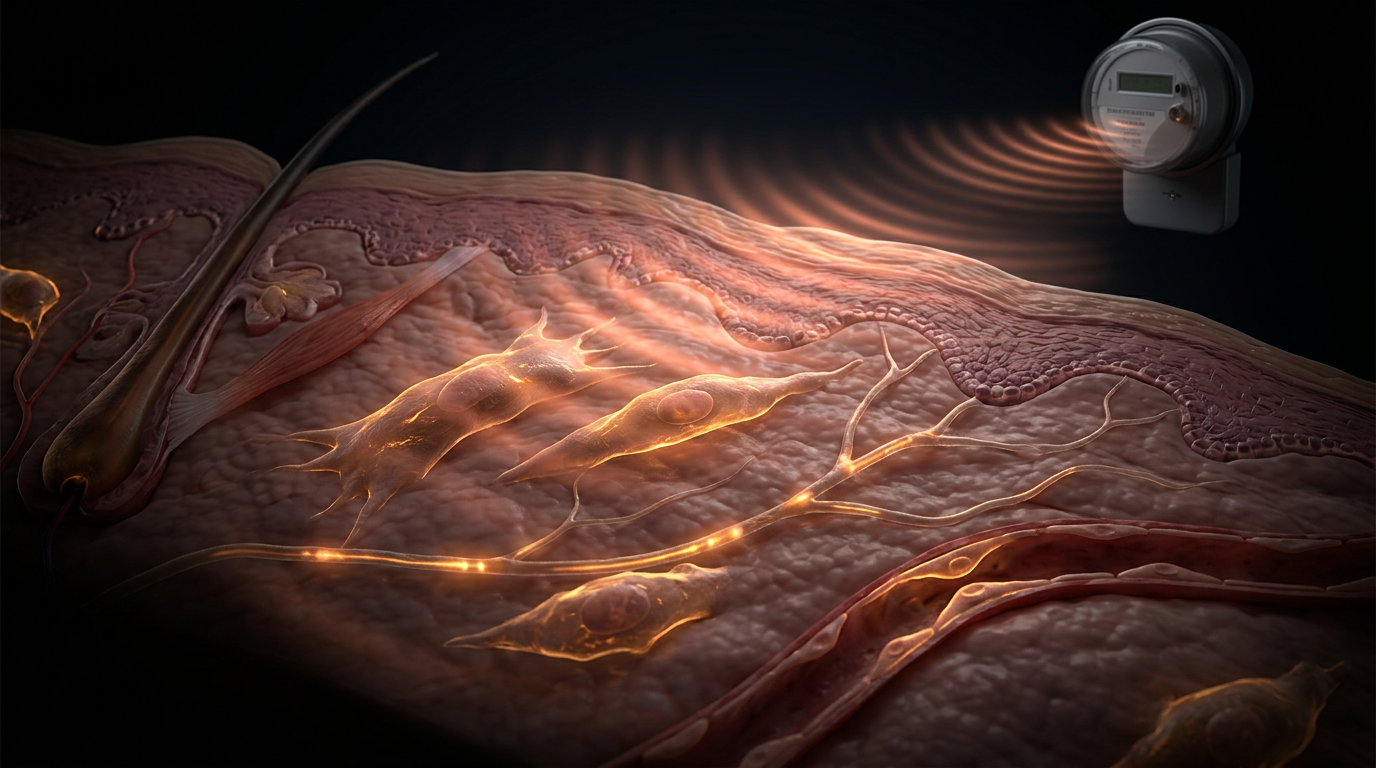 Scientific illustration for The Thermal Illusion: Why UK ICNIRP Guidelines Fail the Biological Reality