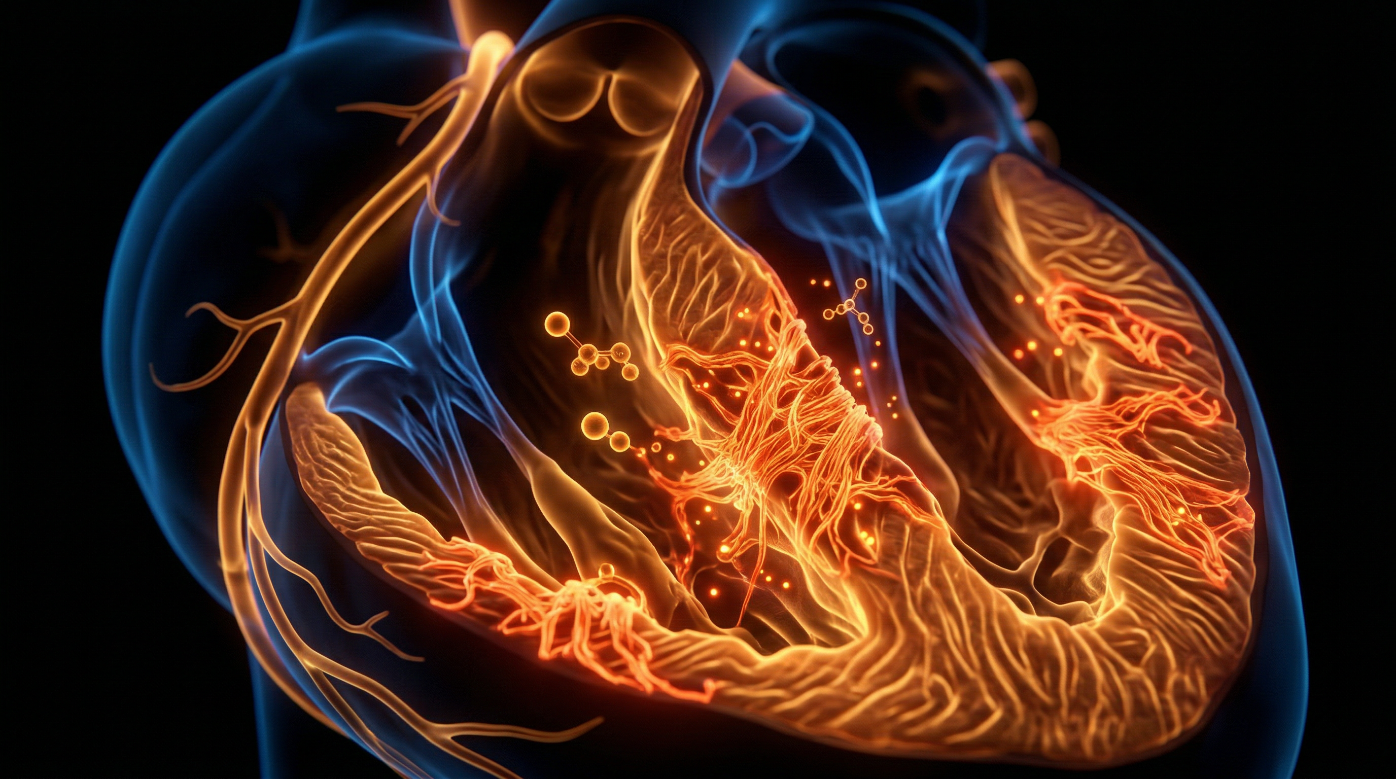 Scientific illustration for Myocardial Fibrosis and Extreme Endurance Training