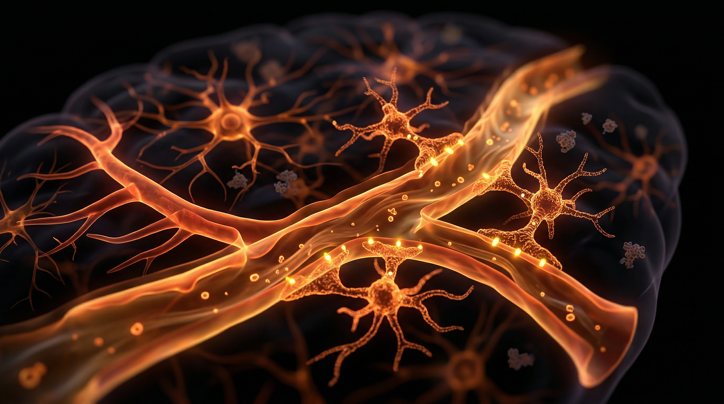 Scientific illustration for The Role of Side-Sleeping in Optimal Brain Detoxification