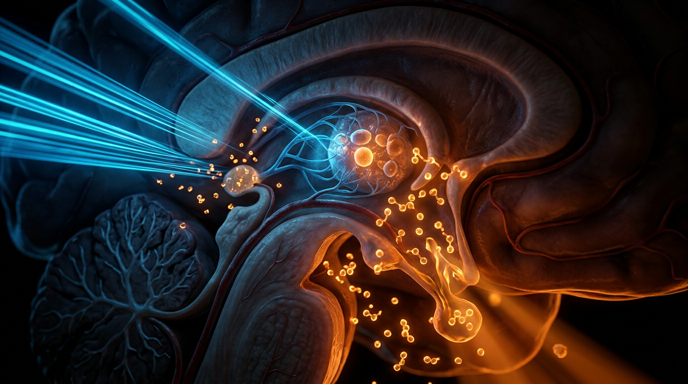 Scientific illustration for Photobiomodulation and the Primal Dark: Restoring the Human Circadian Architecture