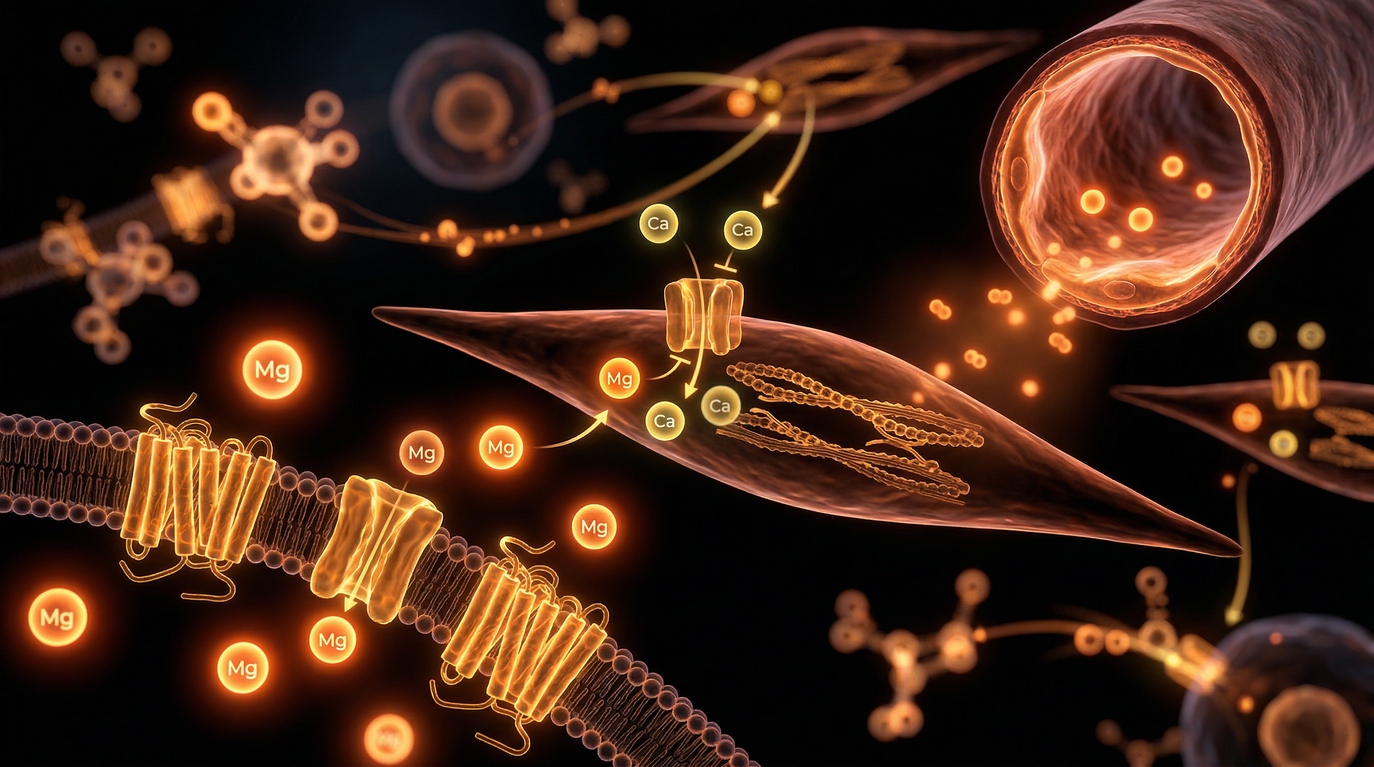 Scientific illustration for Magnesium Homeostasis: Preventing Hypertensive Disorders in Birth