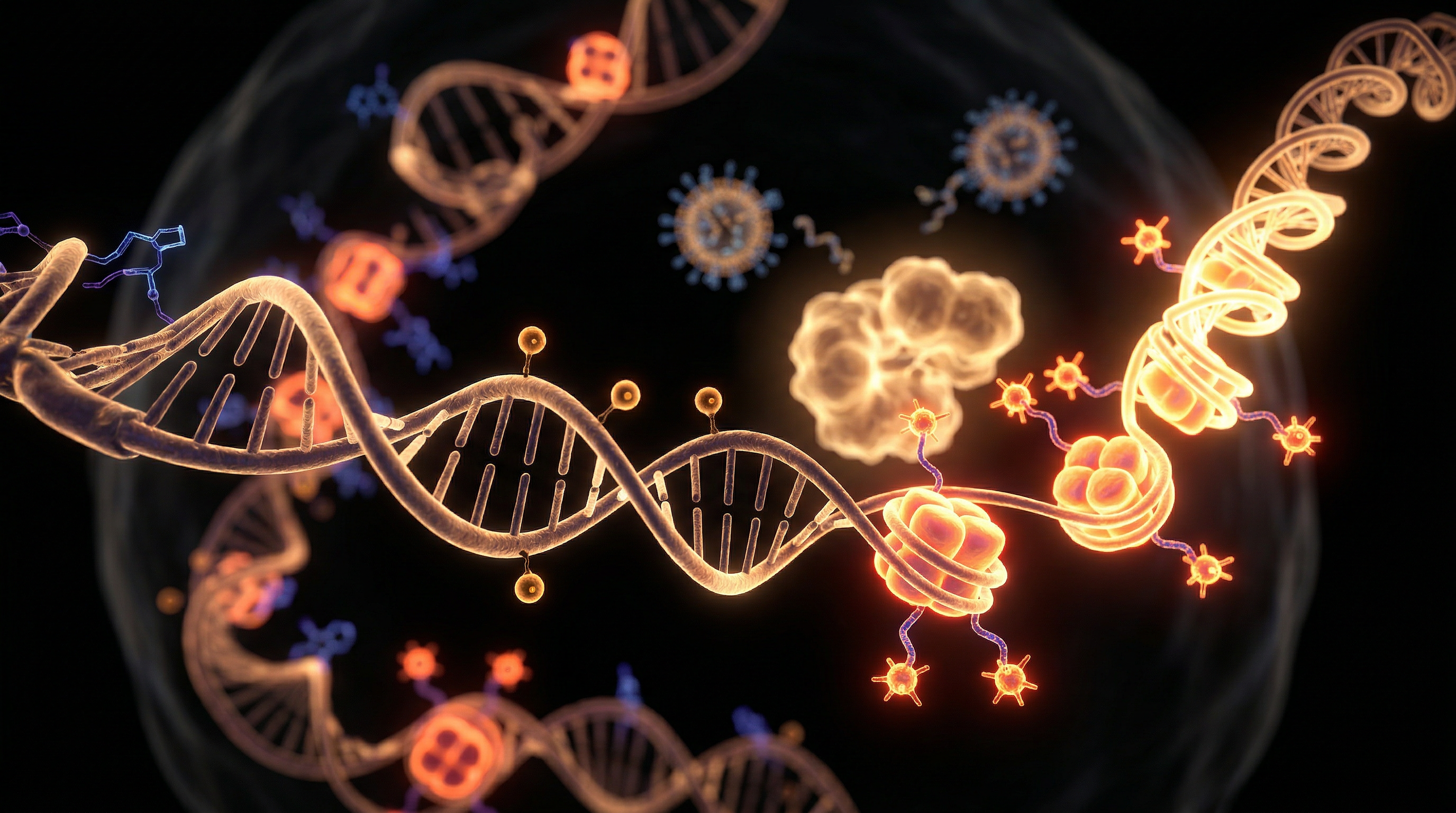 Scientific illustration for Epigenetic Alterations: Do Vaccine Ingredients Modify Gene Expression?