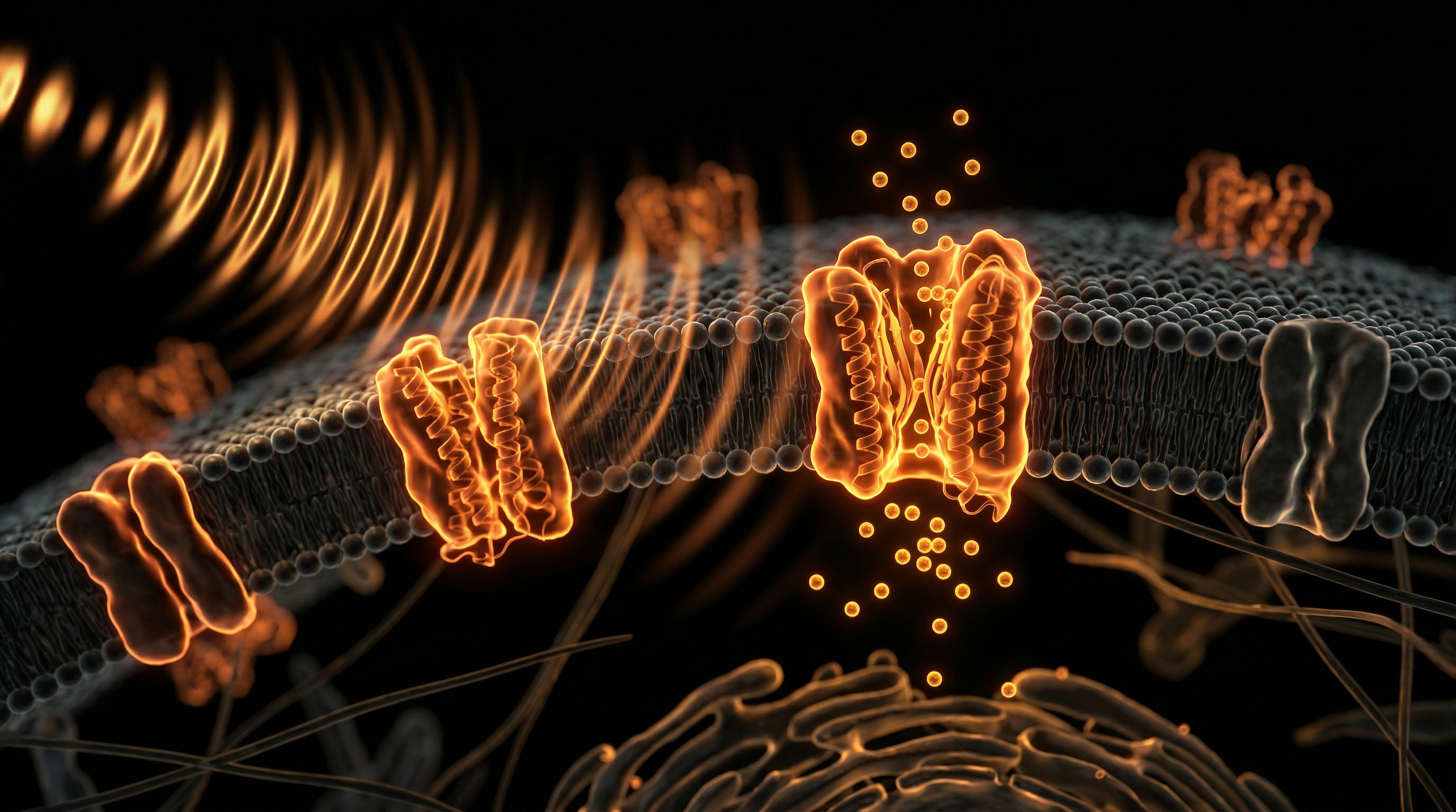 Scientific illustration for Voltage-Gated Calcium Channels and Wireless Radiation