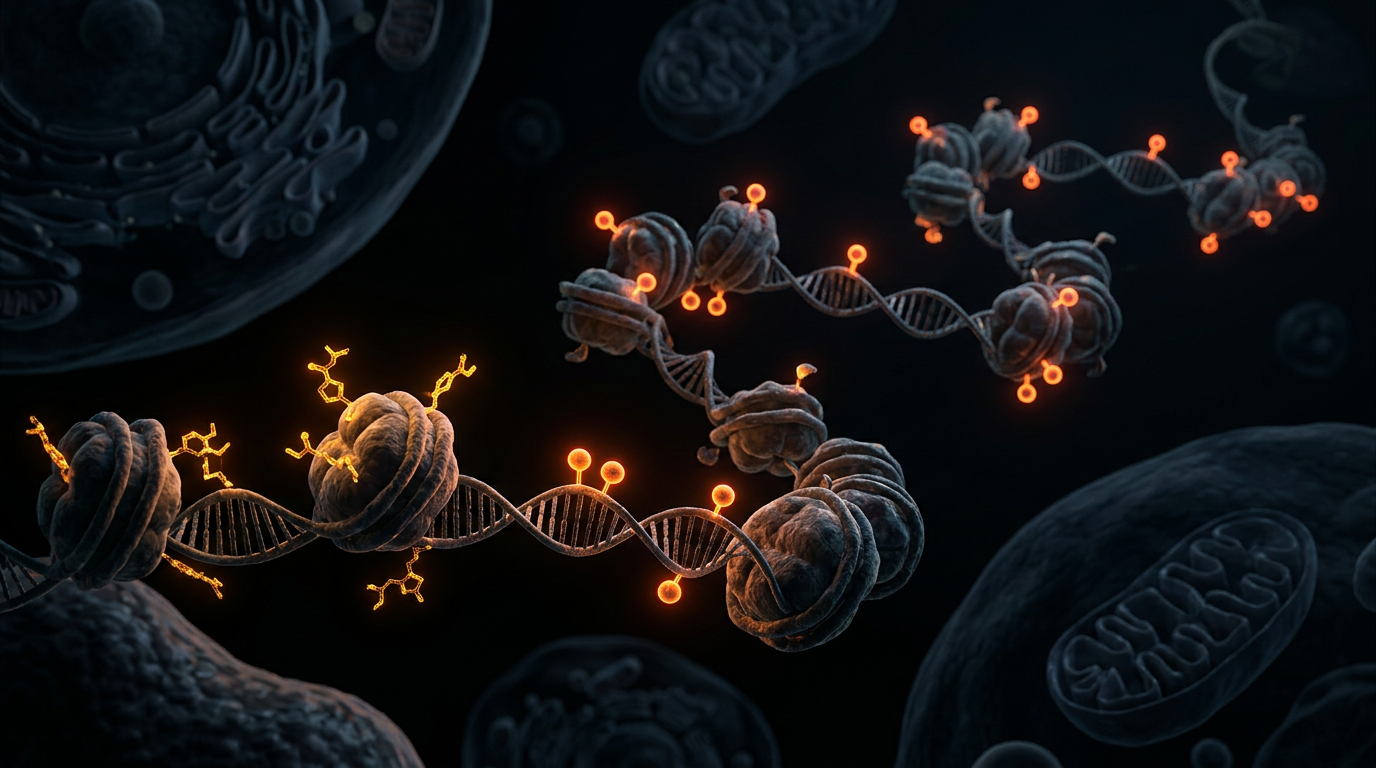 Scientific illustration for Epigenetic Echoes: Herbicide Residues and the Multi-Generational Legacy