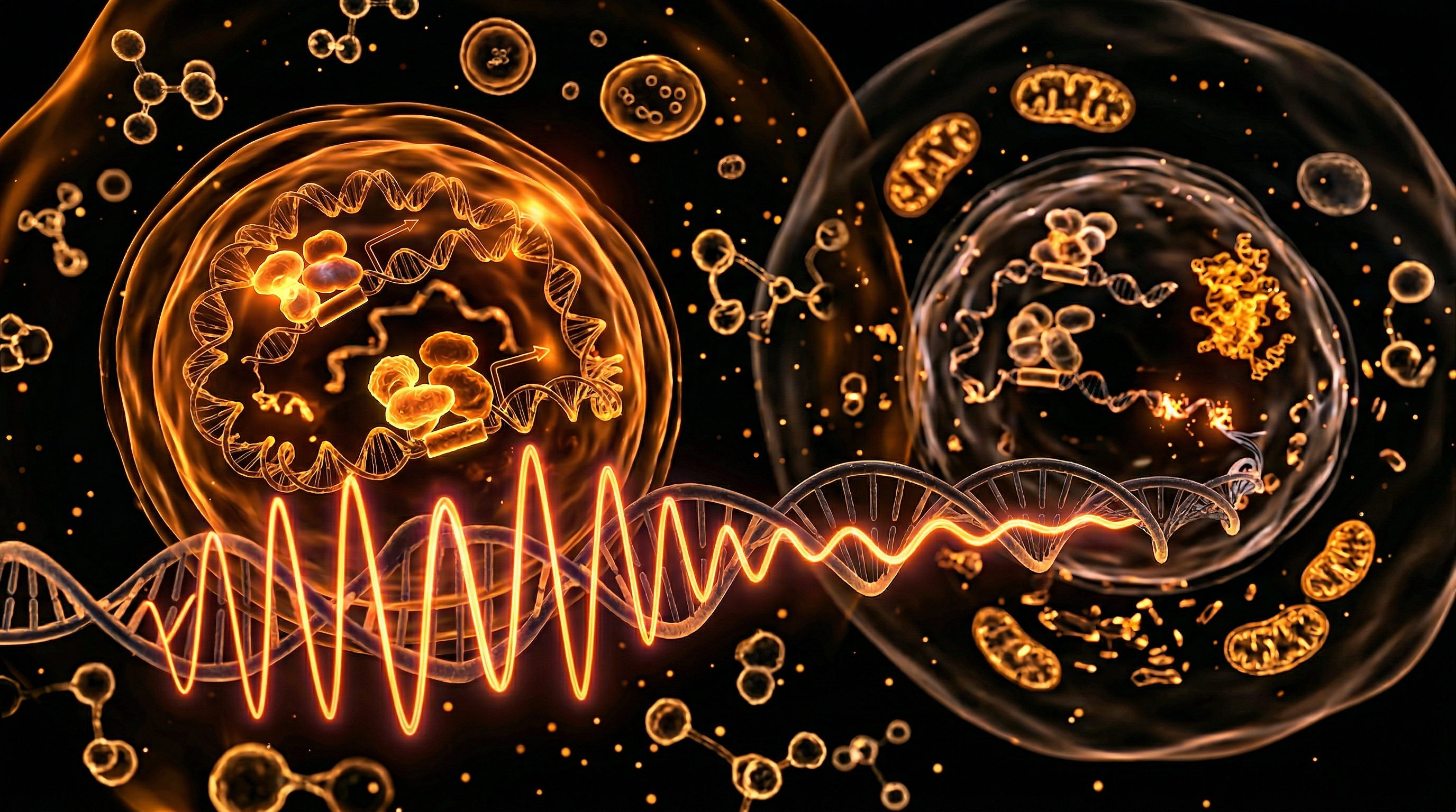 Scientific illustration for Ageing in Real-Time: Why Preserving Circadian Amplitude is the New Frontier of Longevity