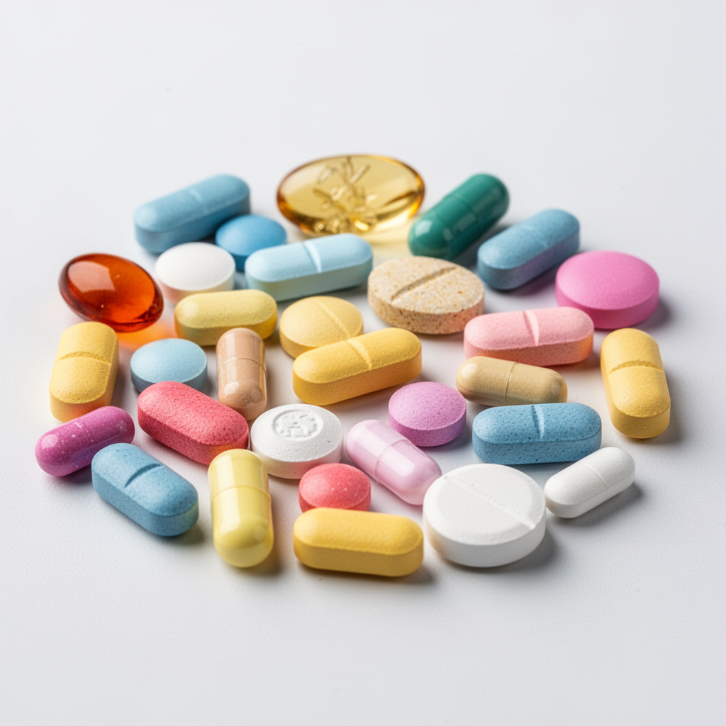 Scientific illustration for Vitamin B5 (Pantothenic Acid): Coenzyme A and the Adrenal-Stress Axis