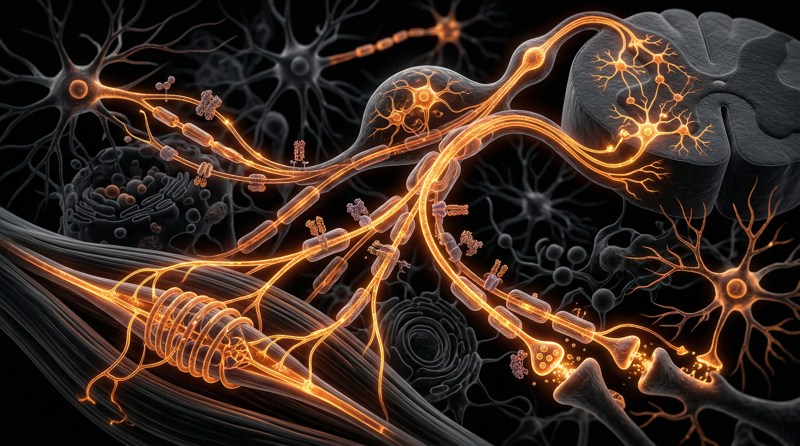 Scientific illustration for The Proprioception Superhighway