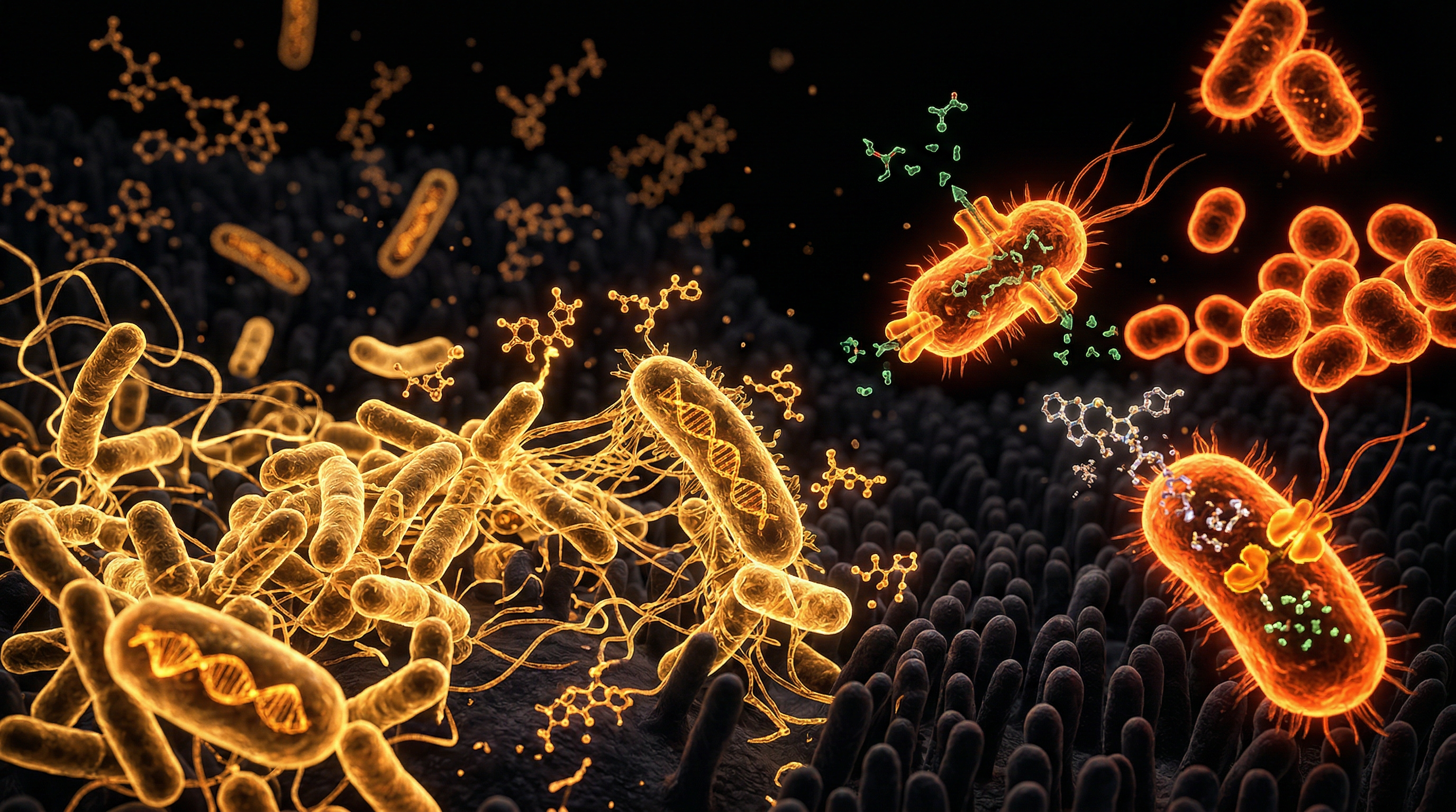 Scientific illustration for Antibiotic Resistance: Probiotics as the First Line of Defence