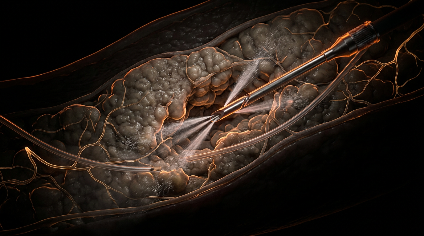 Scientific illustration for Water-Jet Assisted Liposuction: The Investigative Case for Surgical Intervention on the NHS