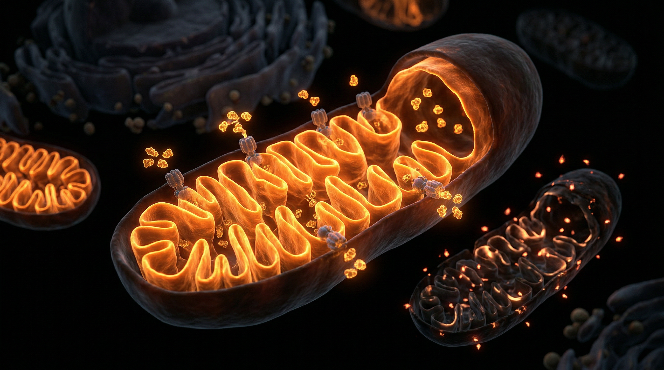 Scientific illustration for Metabolic Dysfunction: How Mitochondrial Decay Drives Modern Disease