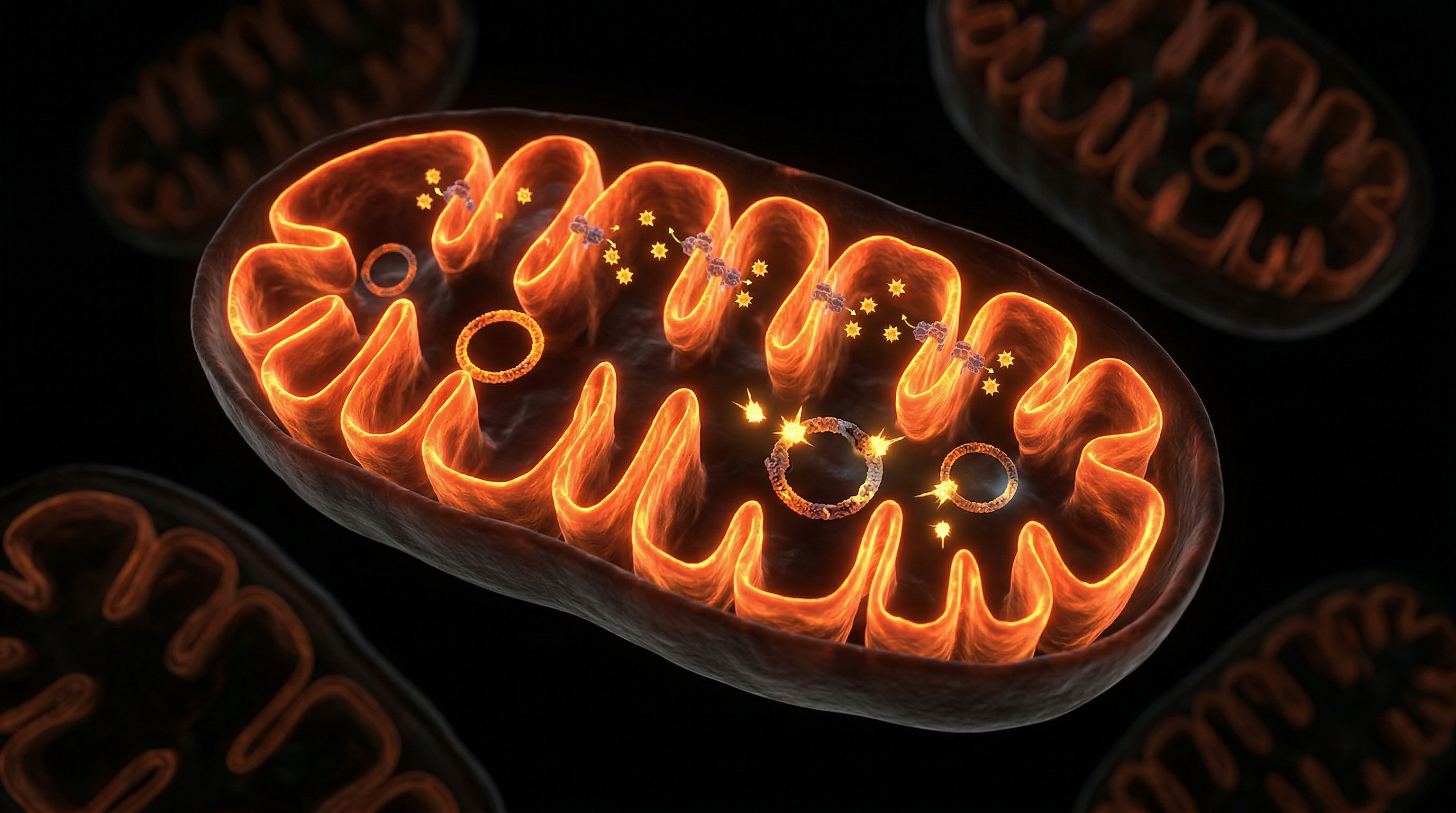 Scientific illustration for The Unique Vulnerability of Mitochondrial DNA to Environmental Stress