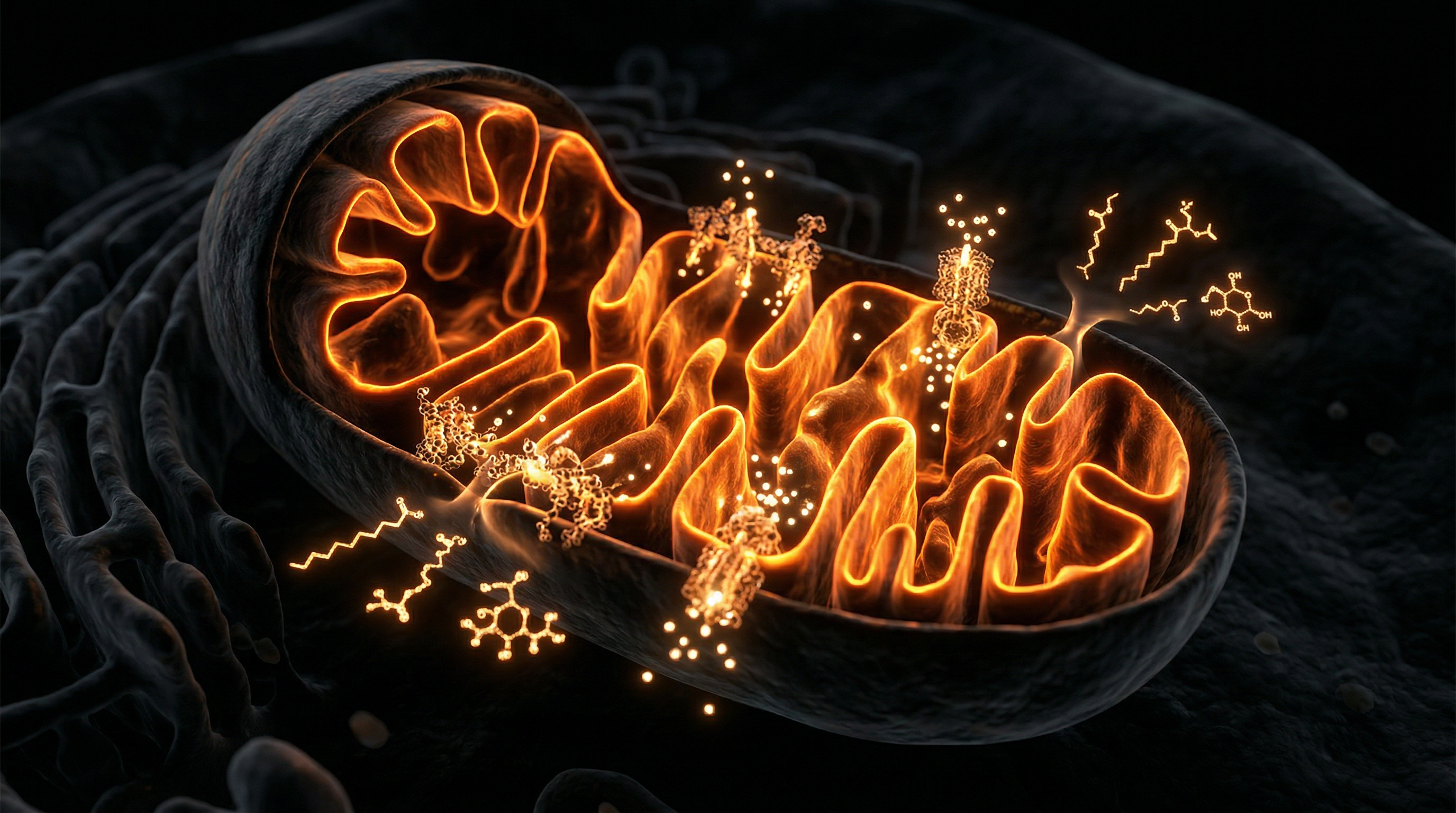 Scientific illustration for Metabolic Inflexibility: Why Mitochondrial Health is the Key to Weight Management