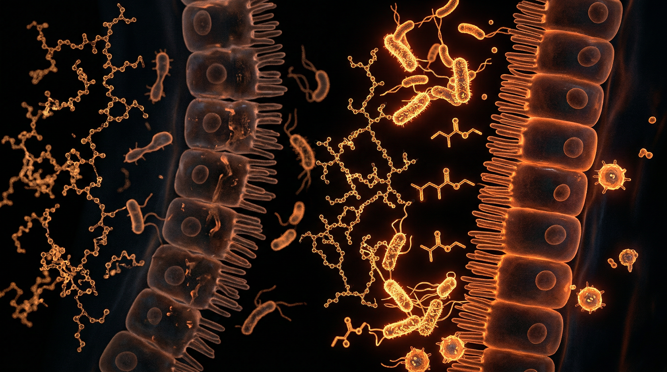 Scientific illustration for Ultra-Processed UK: Reversing Dysbiosis via Fermentation