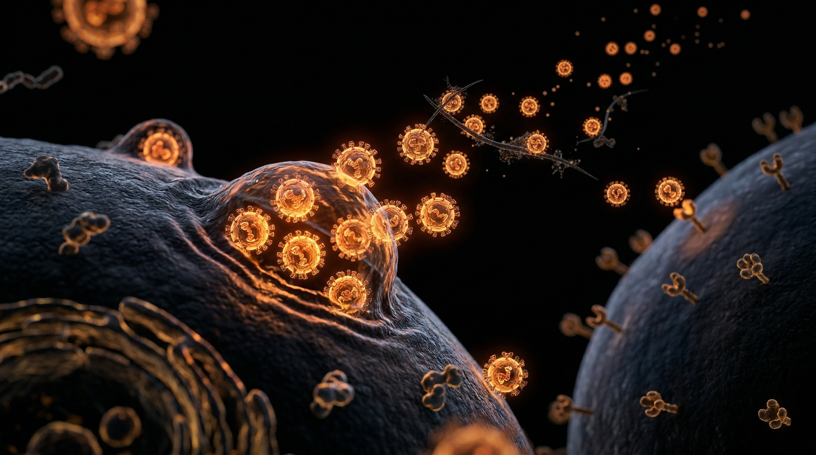 Scientific illustration for Shedding Phenomena: Assessing Environmental Transmission and Public Health Risks