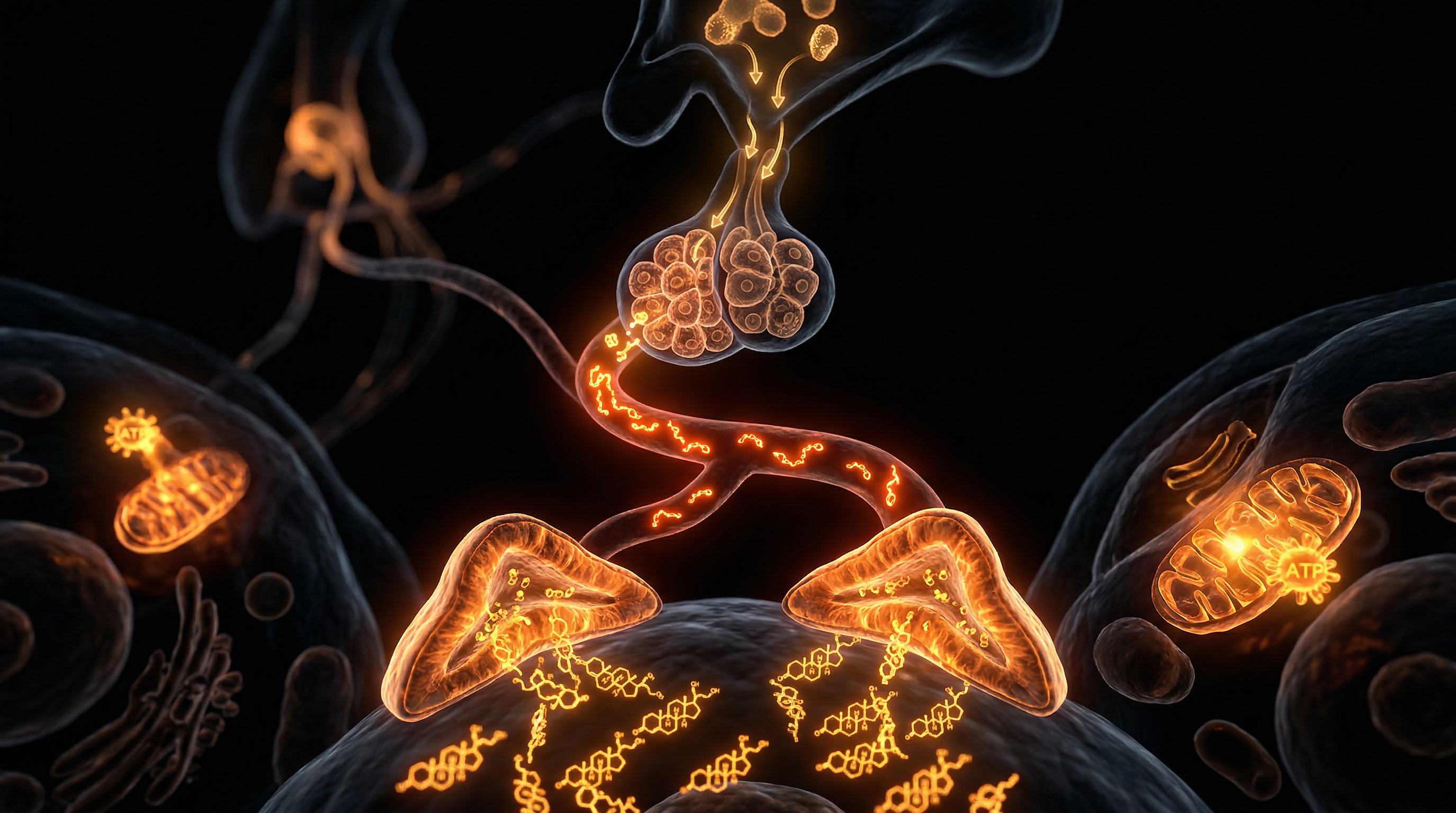 Scientific illustration for The HPA Axis: Deciphering the Physiological Mechanics of Chronic Stress