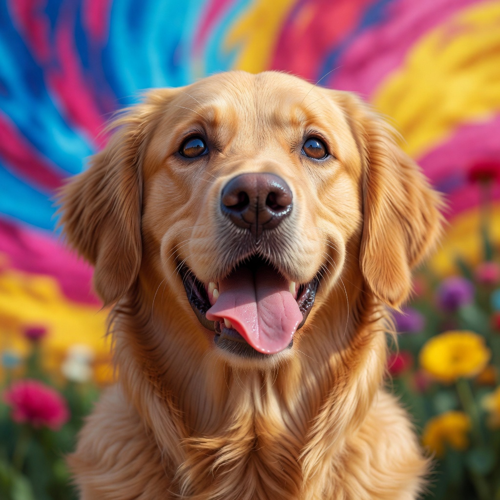 Happy dog