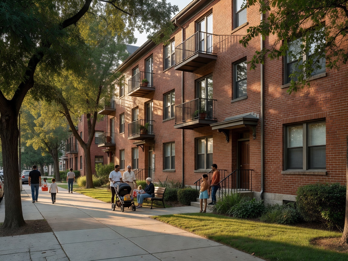 Affordable apartment building on a welcoming tree-lined street