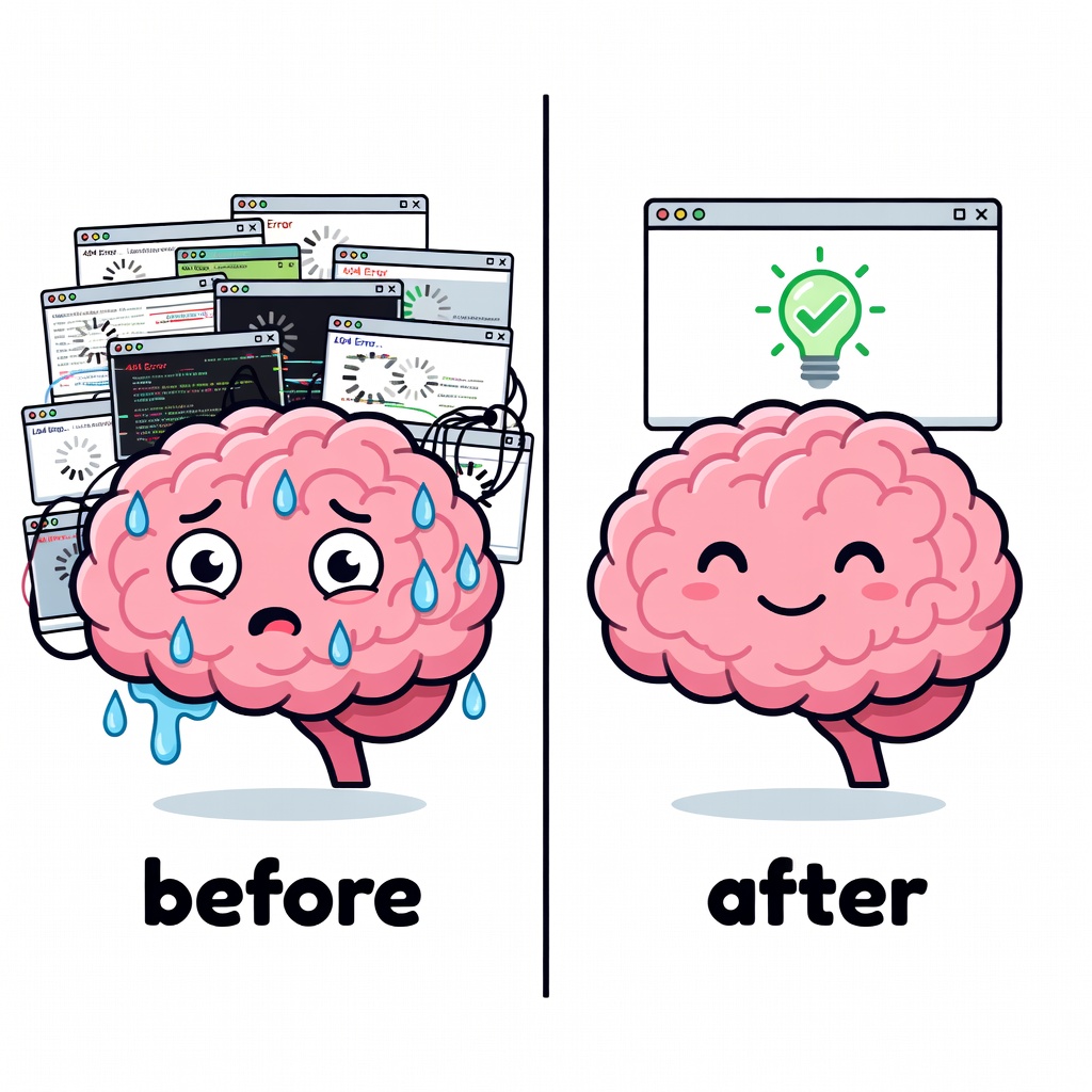 Before and After: From overwhelmed to effortless