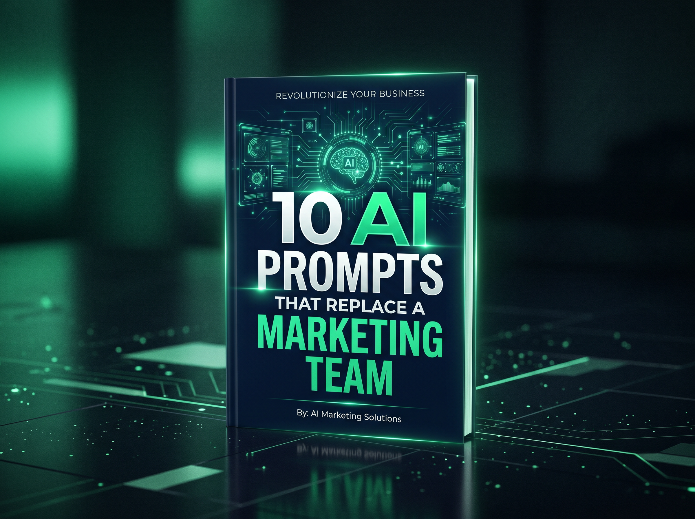 10 AI Prompts Mockup