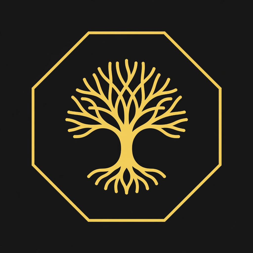 Tree of life icon representing strength and personal growth