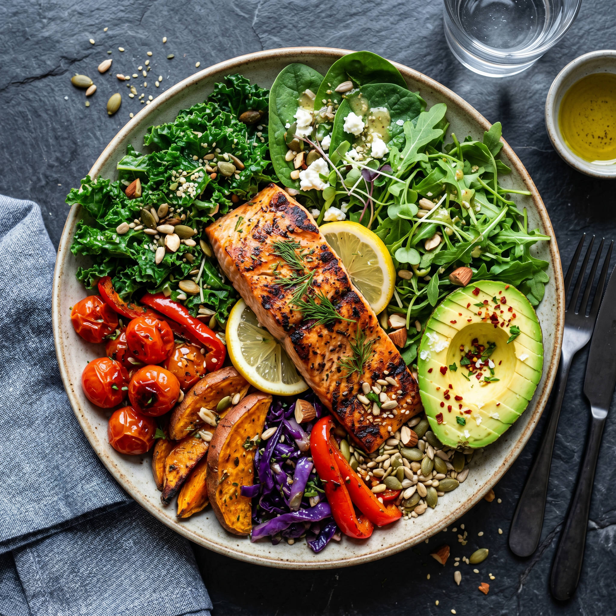 Nutritional Excellence and more - vibrant healthy meal