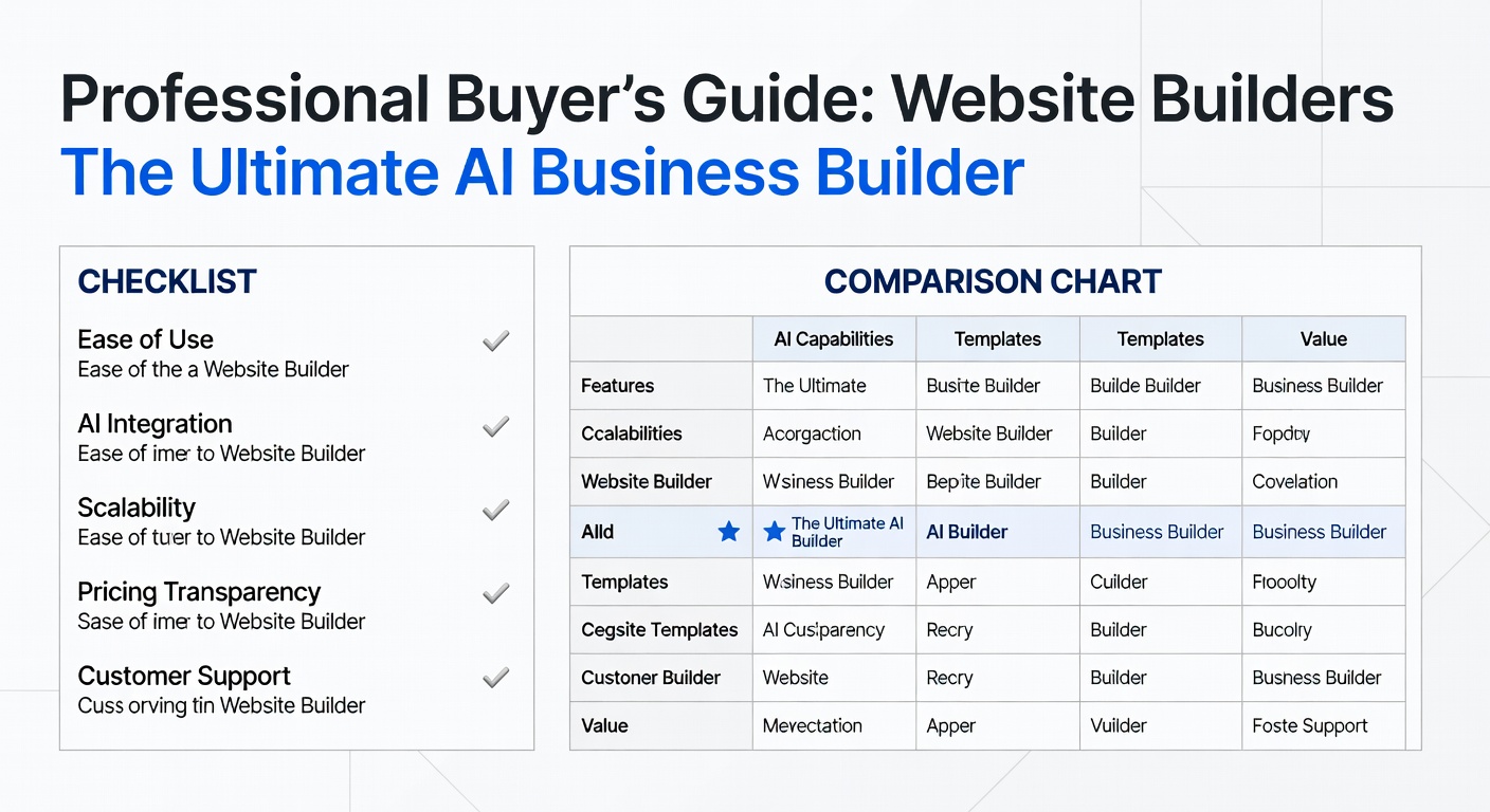 Buildy Buyer's Guide 2026: Best AI Website Builder Comparison vs Wix, Squarespace & More – Perfect for Small Businesses?