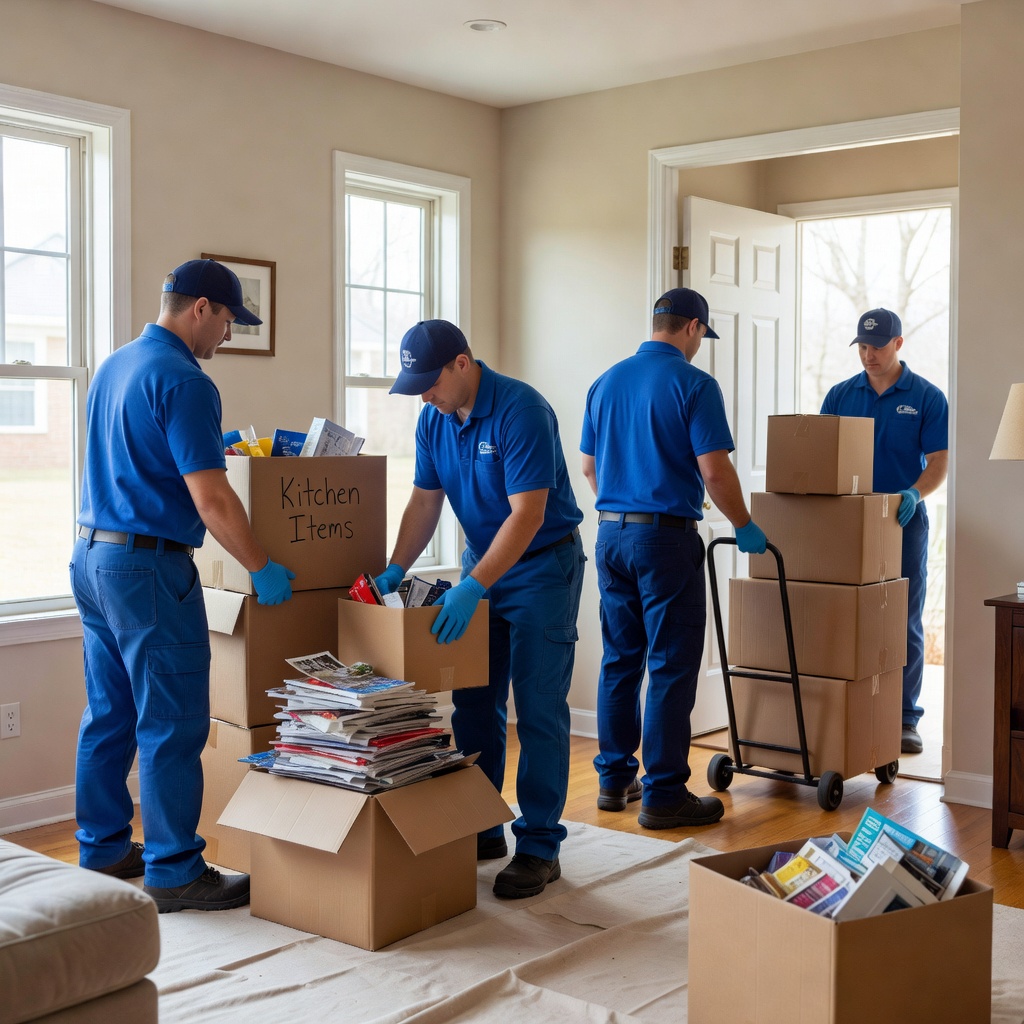 Compassionate professional helping a family