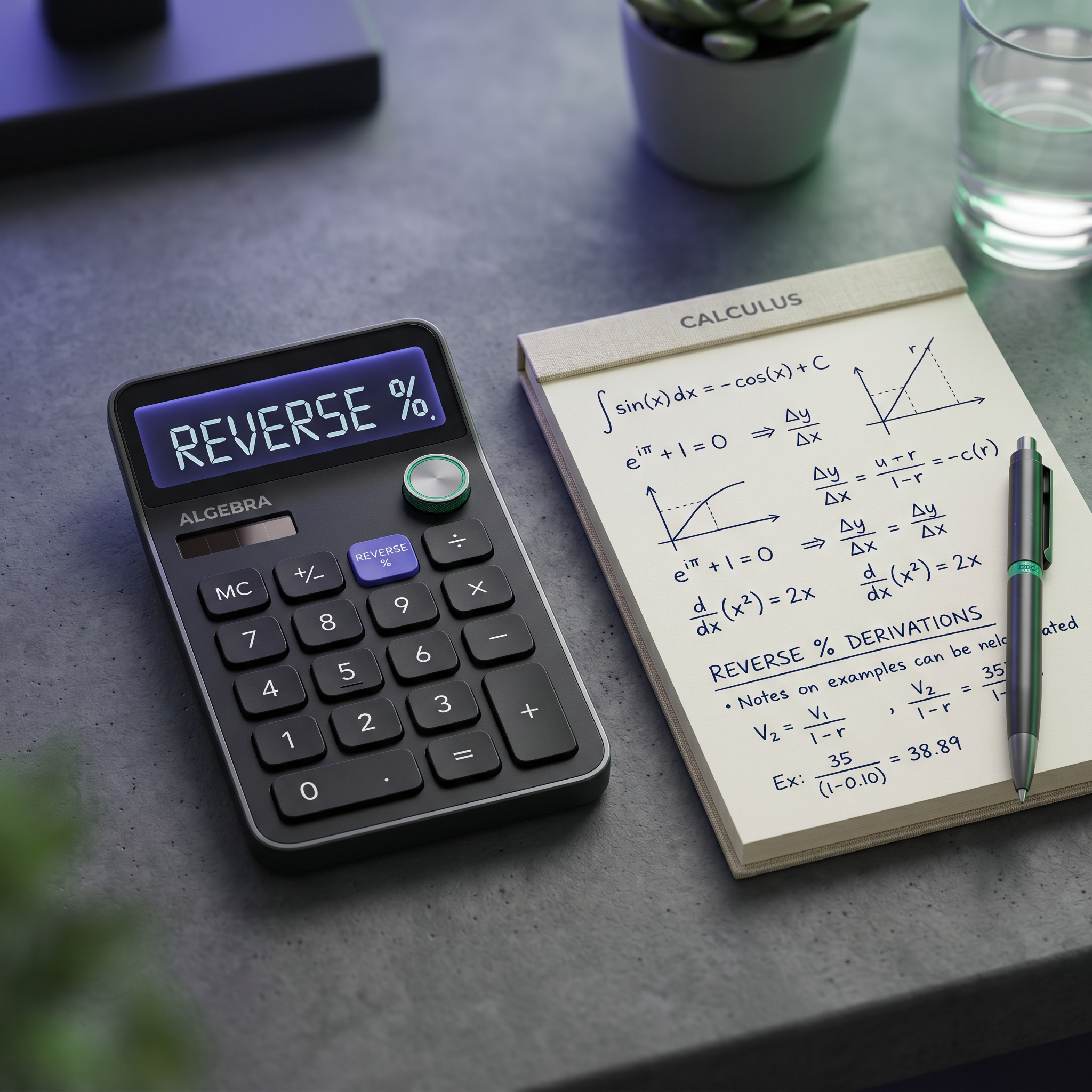 How to Calculate Original Number from Percentage: Reverse Percentage Formula Guide