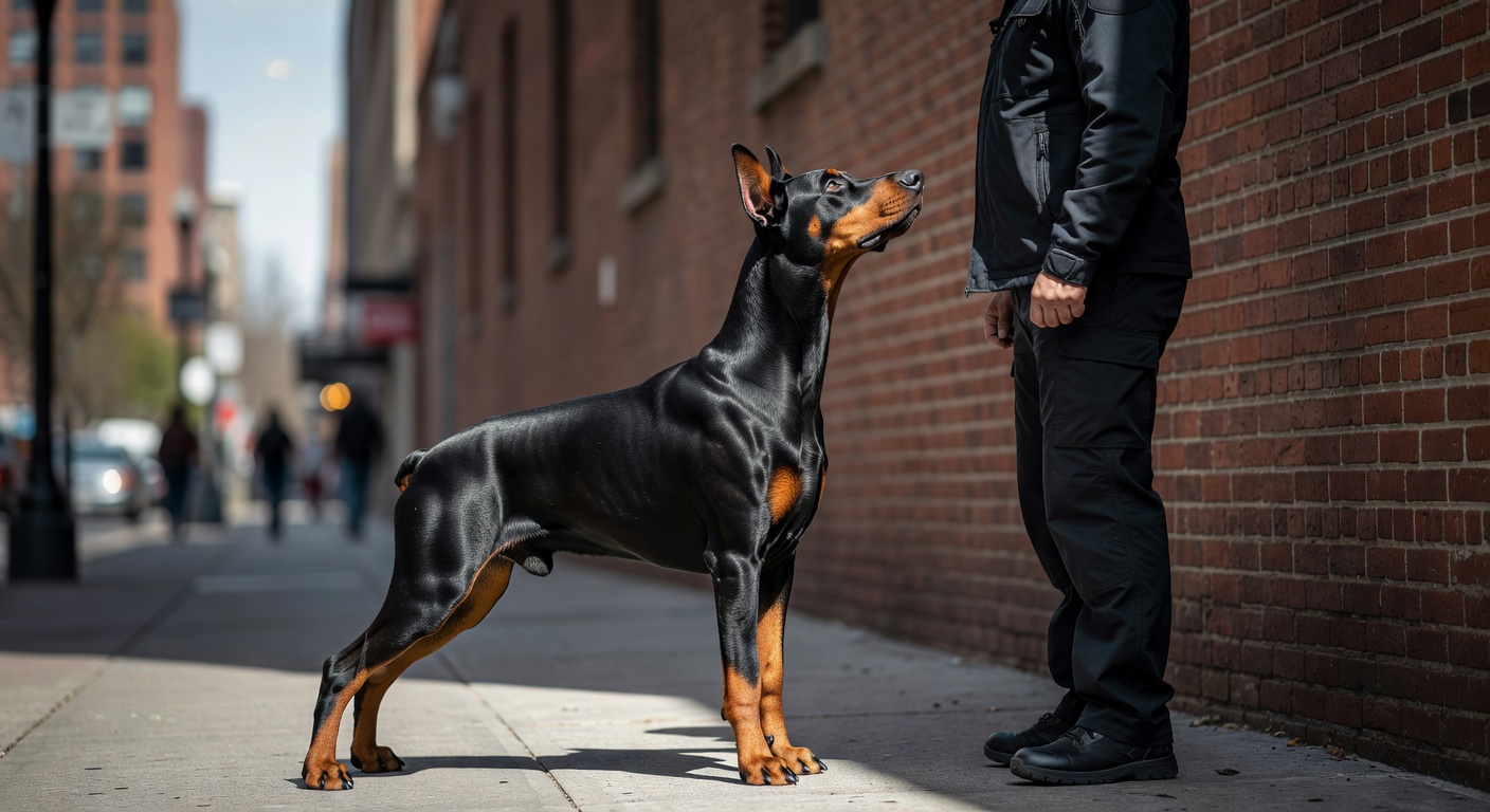 Master Precision Dog Tricks for Dobermans: Advanced Training Guide for Heel, Recall, Weaves & Guarding