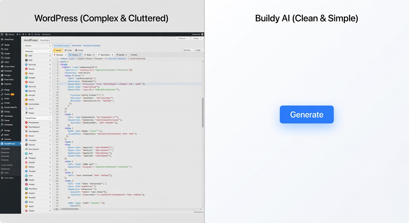 Buildy vs WordPress: Why AI Website Builders Dominate Affiliate Marketing