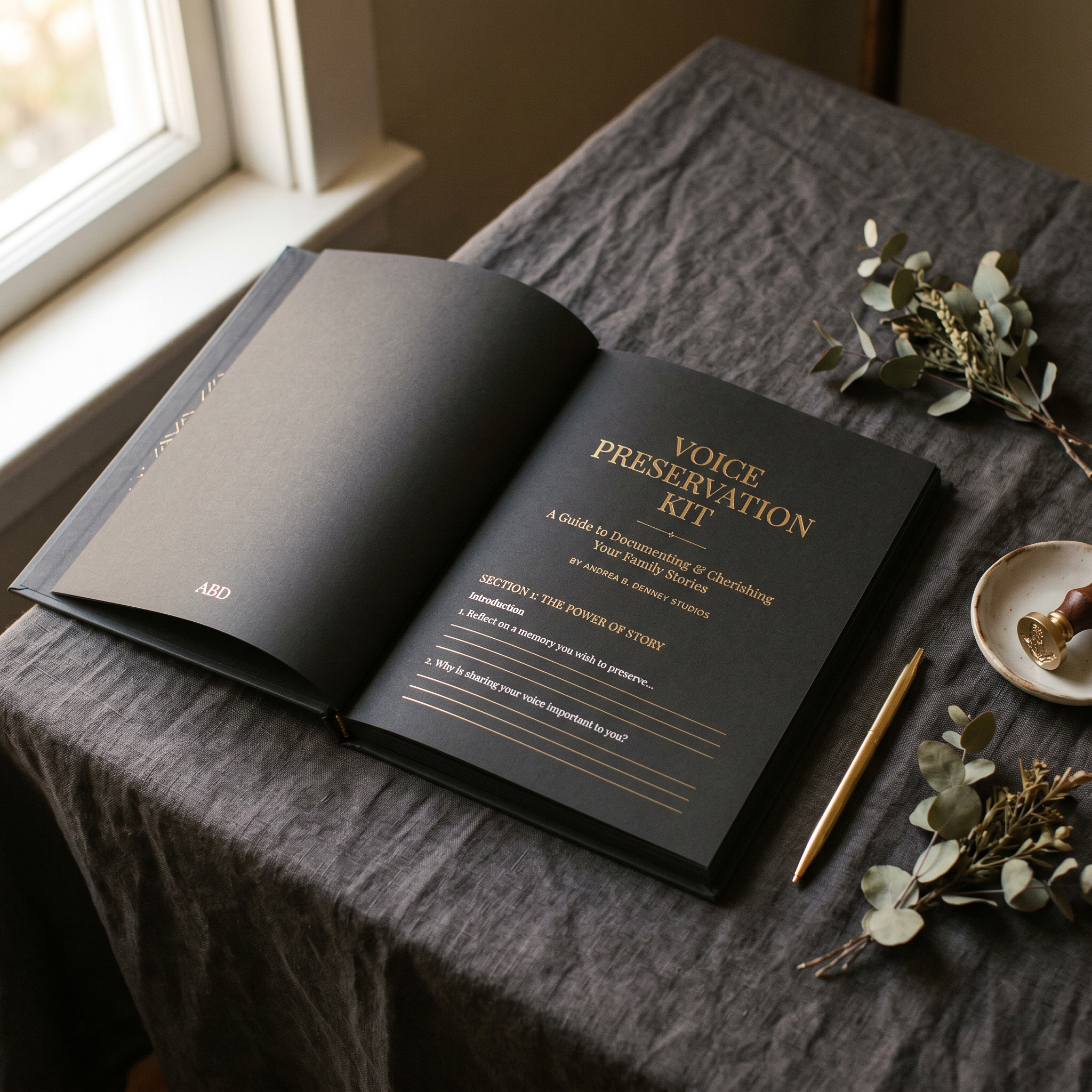 Voice Preservation Kit Workbook Preview