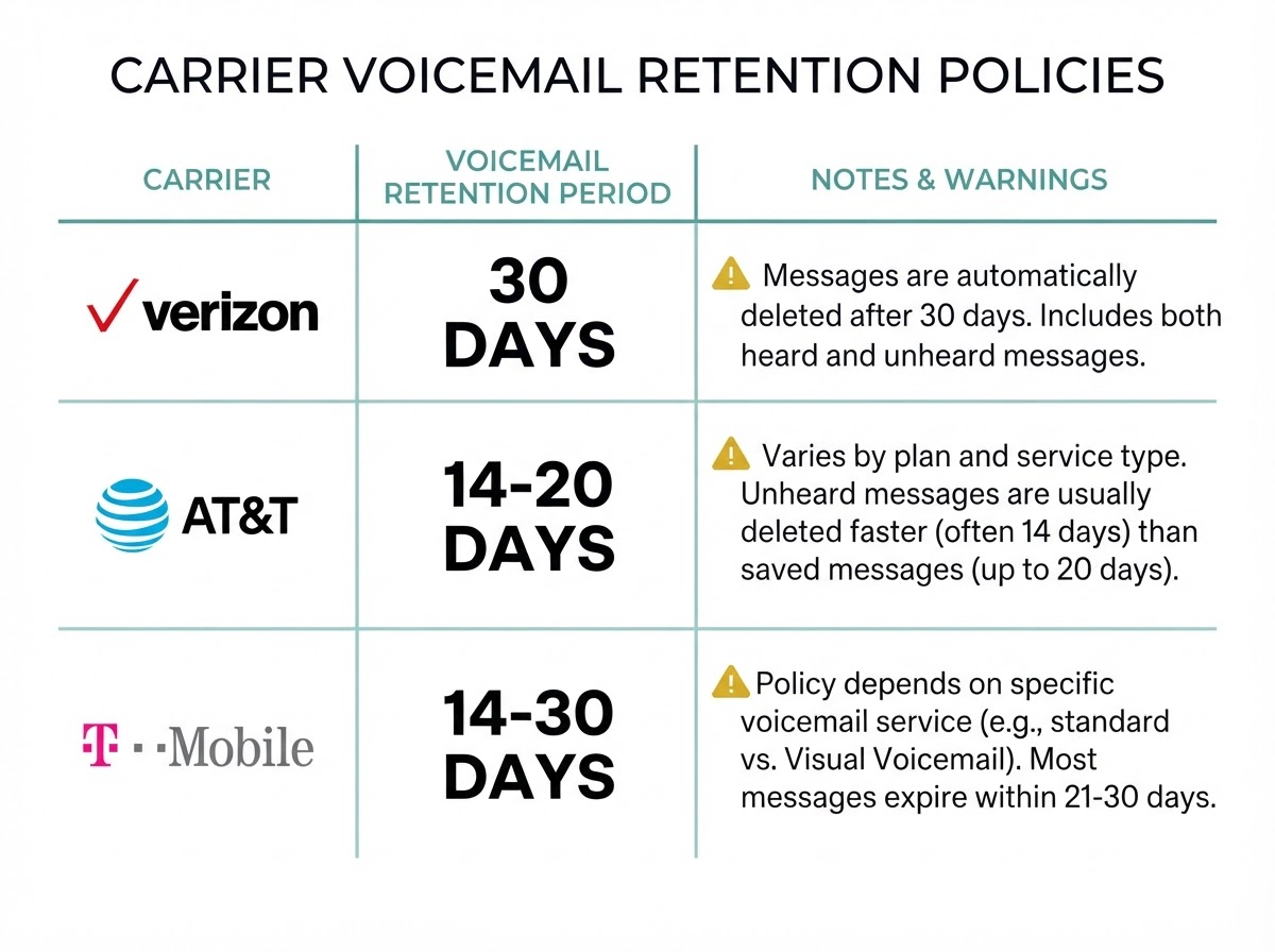 How Long Does Verizon Keep Voicemails? Family Truth
